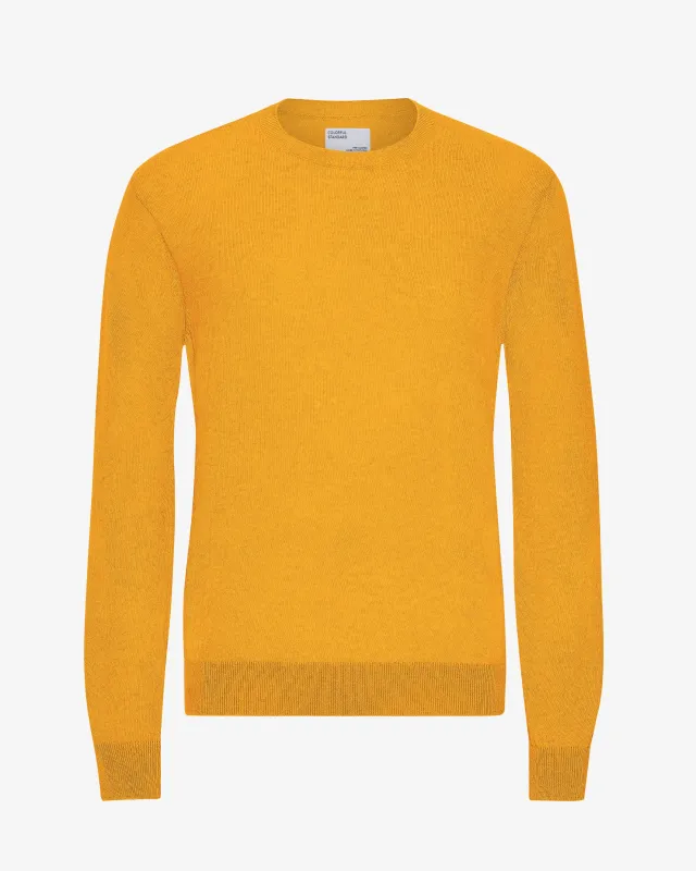 Light Merino Wool Crew - Burned Yellow sold by Colorful Standard