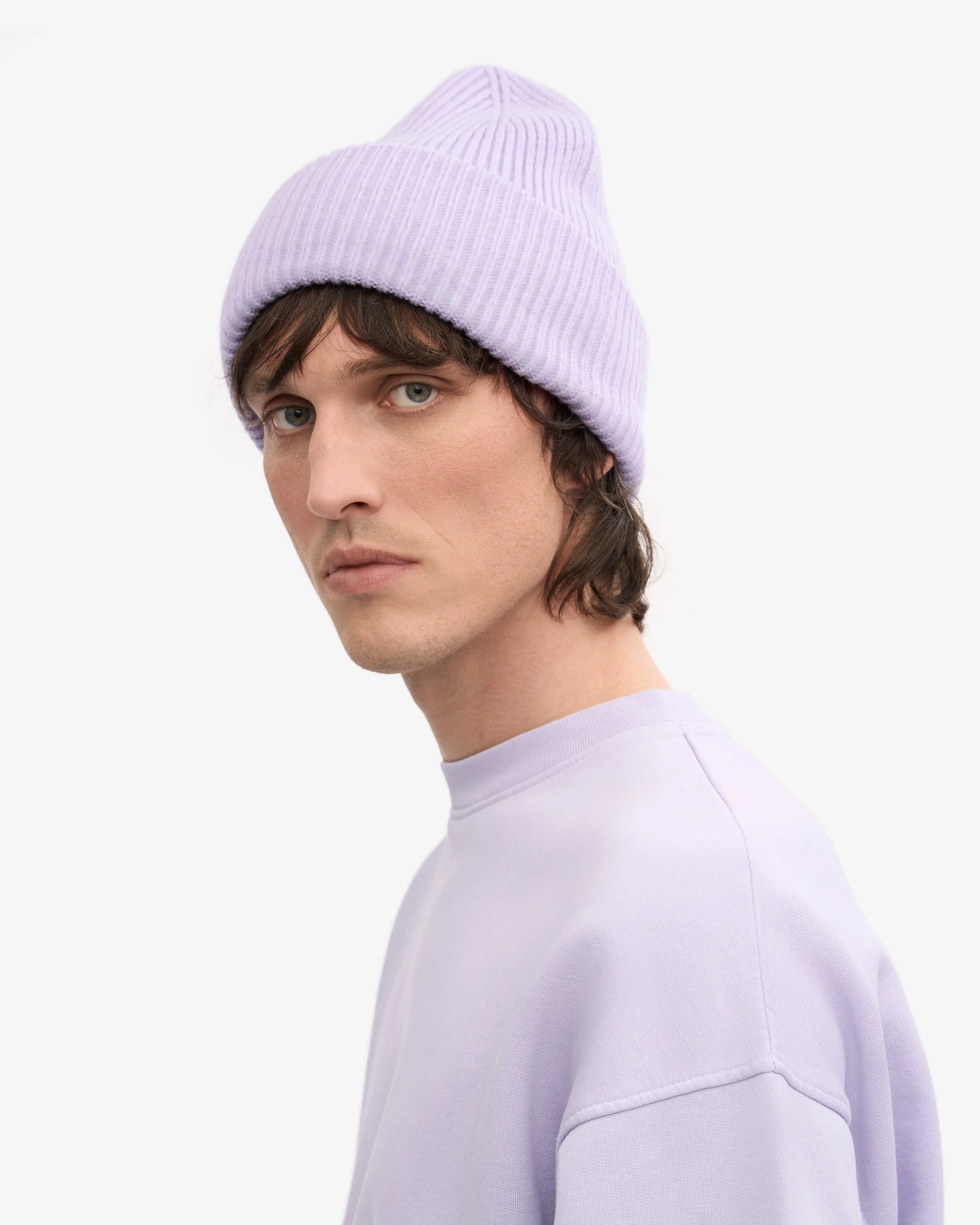Merino Wool Hat - Soft Lavender sold by Colorful Standard product image thumbnail 3
