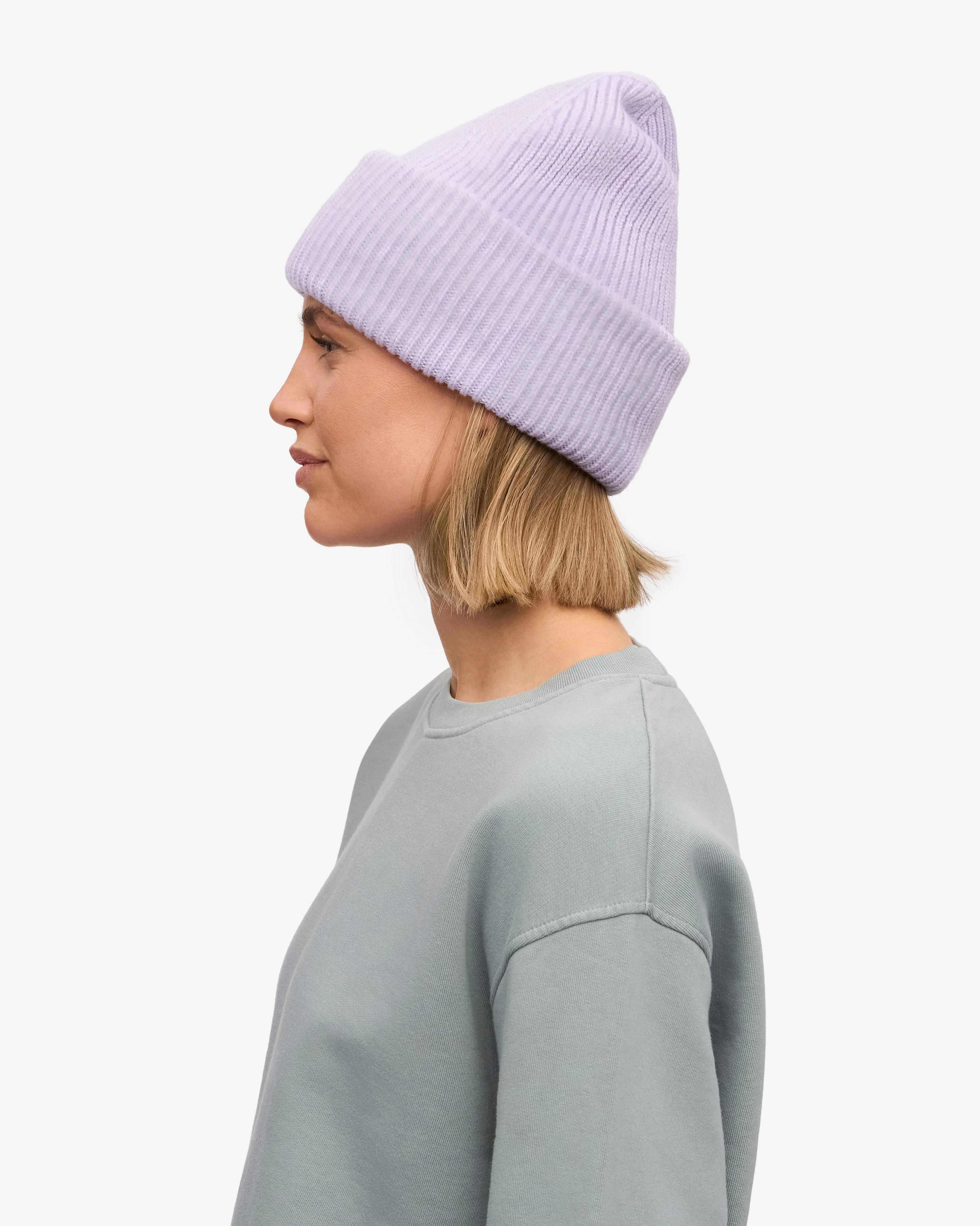 Merino Wool Hat - Soft Lavender sold by Colorful Standard product image thumbnail 3