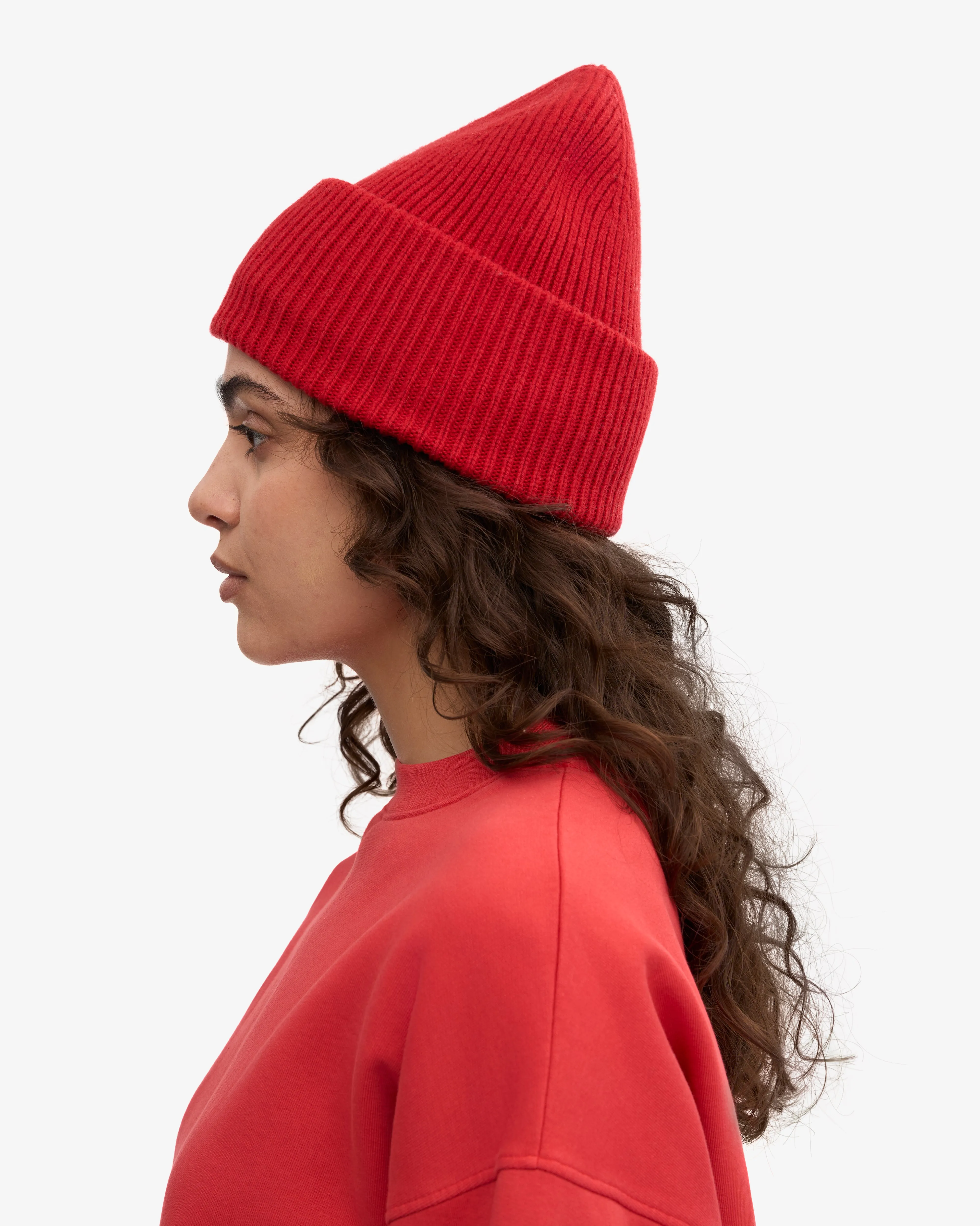 Merino Wool Hat - Scarlet Red sold by Colorful Standard product image thumbnail 3