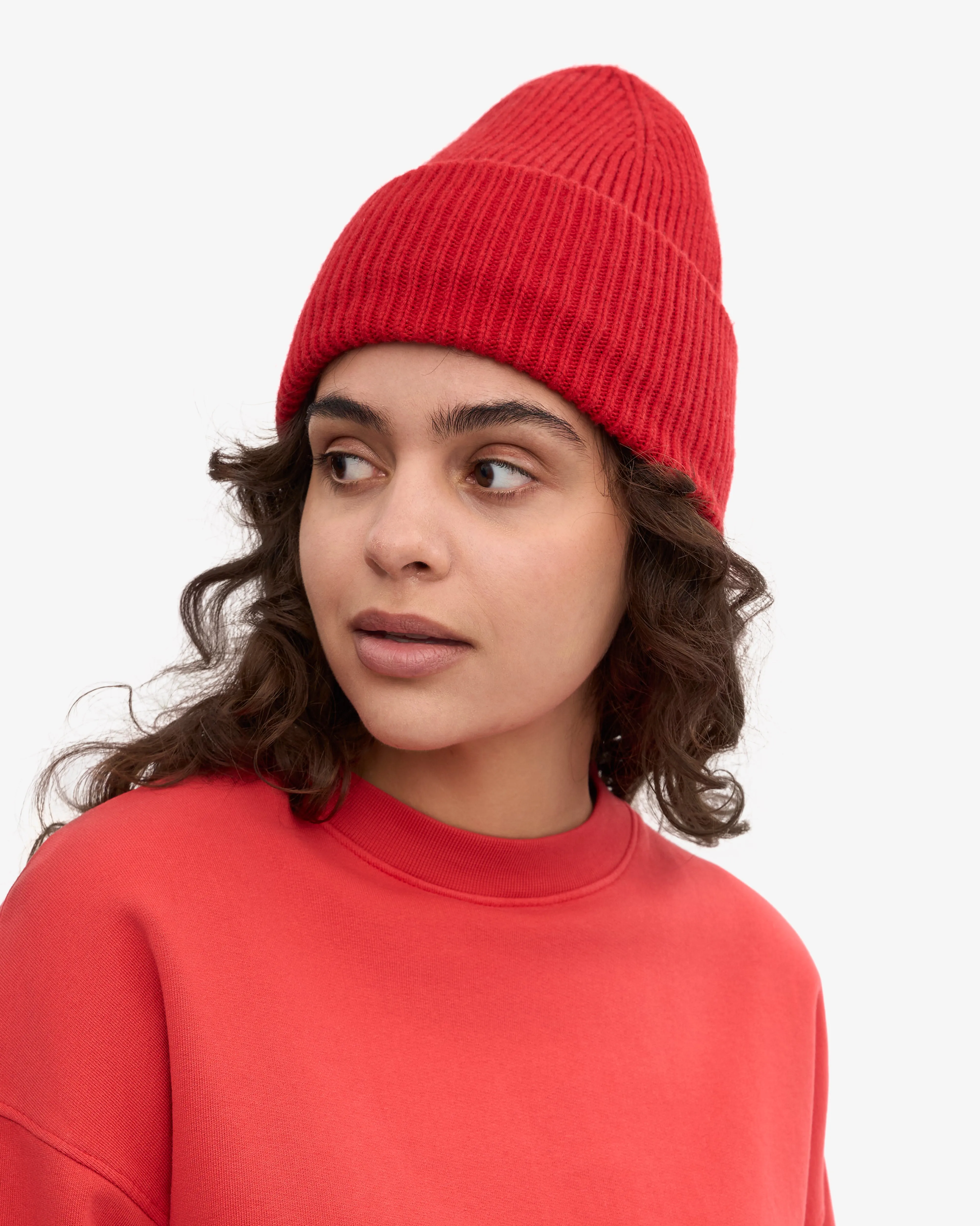 Merino Wool Hat - Scarlet Red sold by Colorful Standard product image thumbnail 5