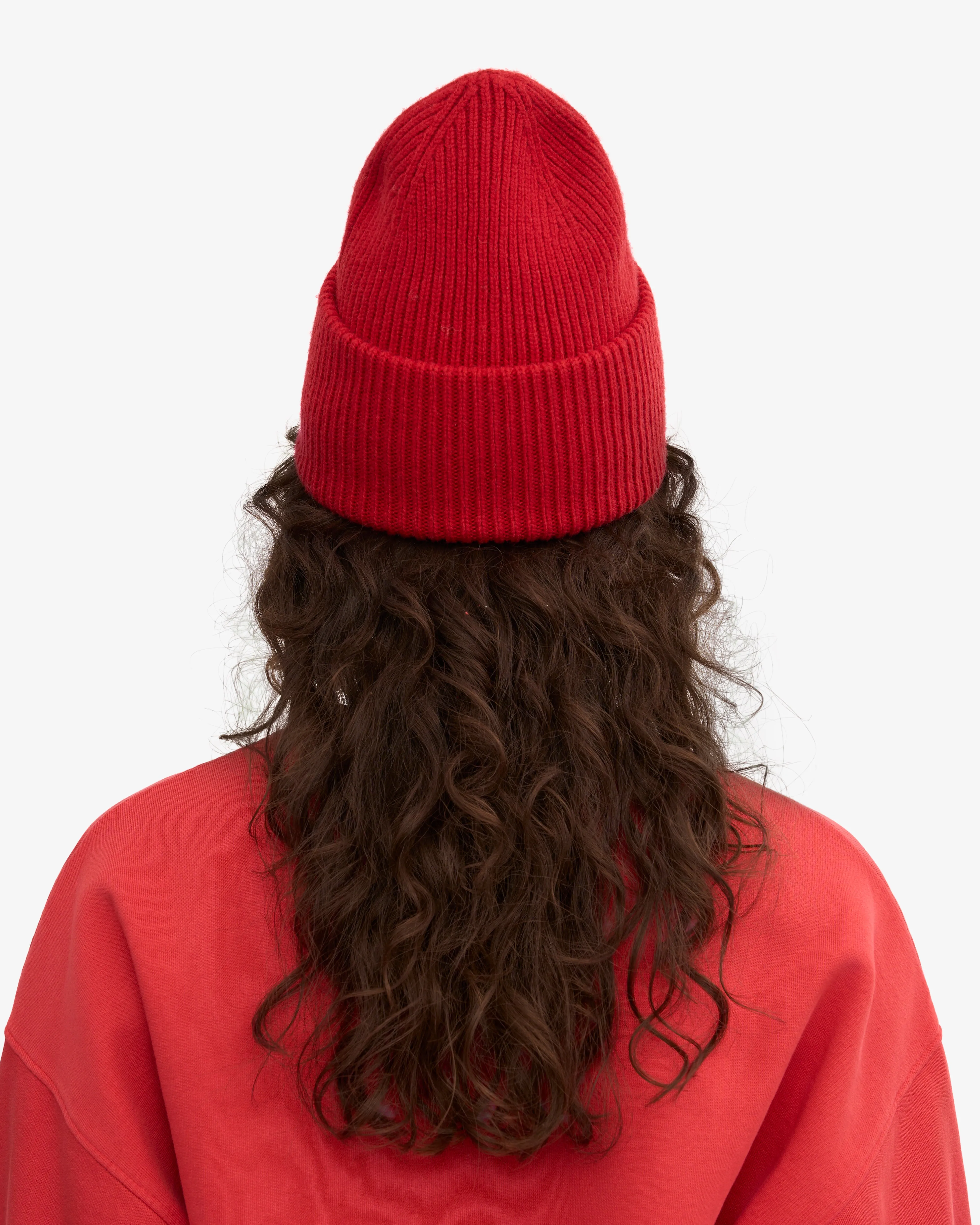 Merino Wool Hat - Scarlet Red sold by Colorful Standard product image thumbnail 4