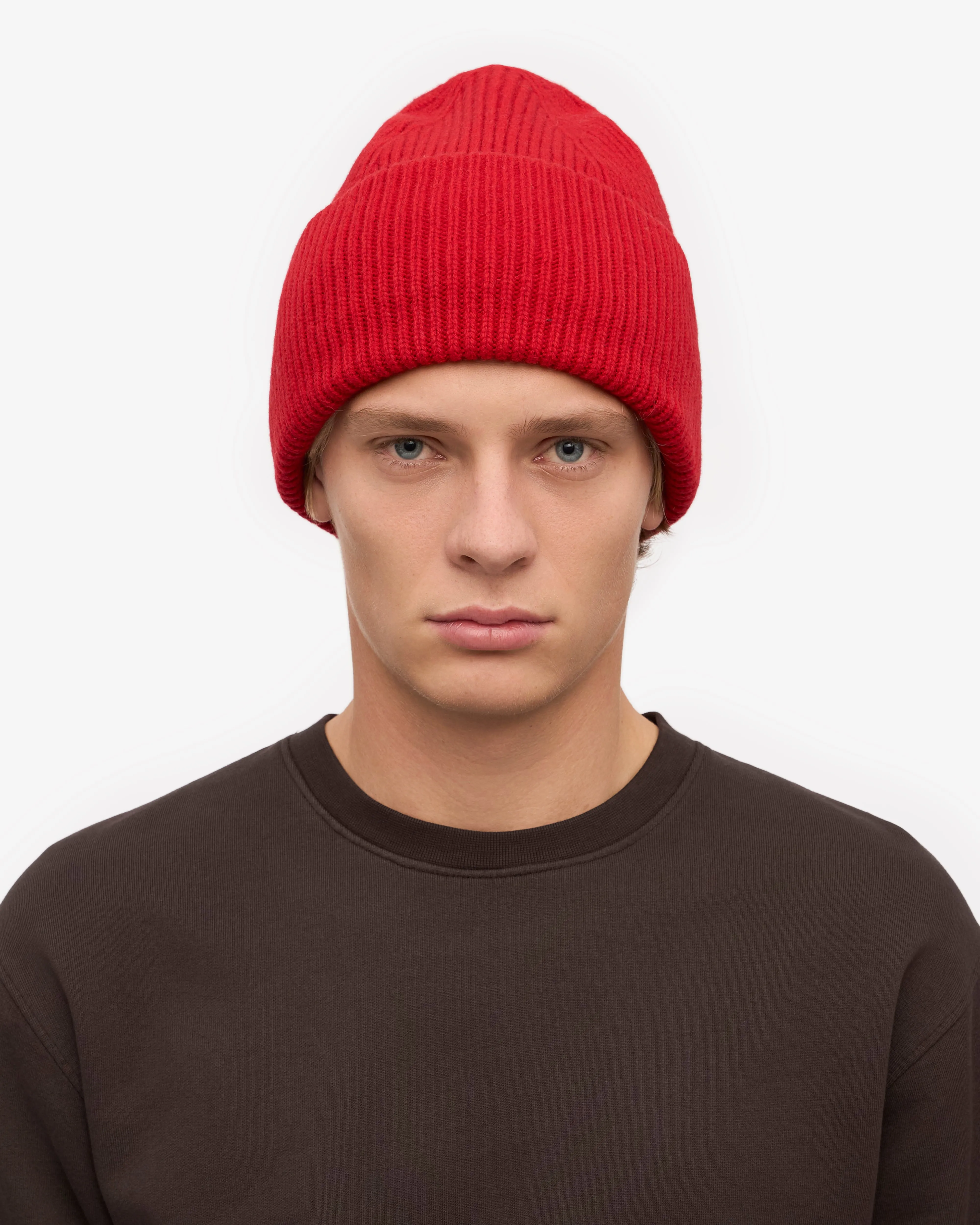 Merino Wool Hat - Scarlet Red sold by Colorful Standard product image thumbnail 2