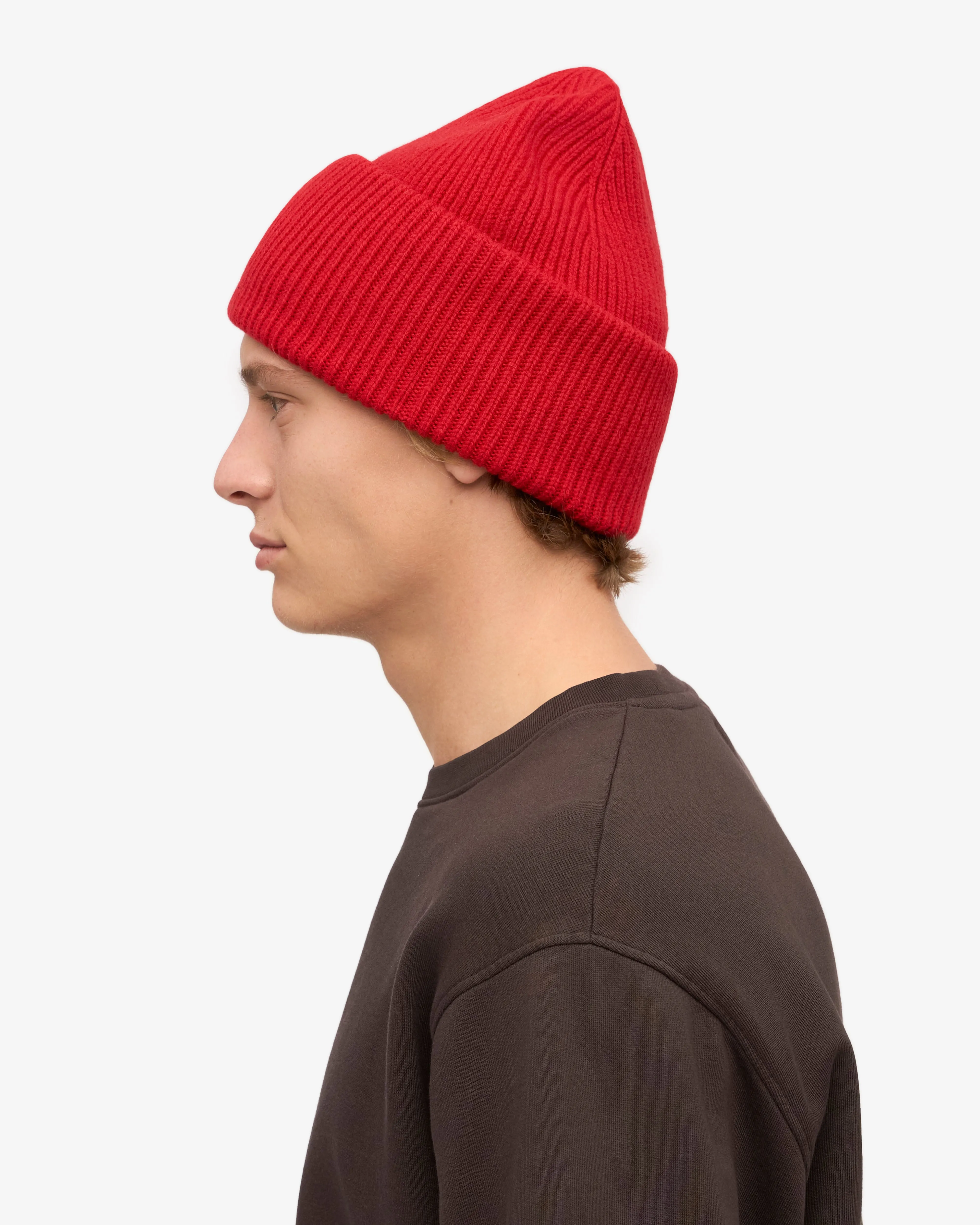 Merino Wool Hat - Scarlet Red sold by Colorful Standard product image thumbnail 3