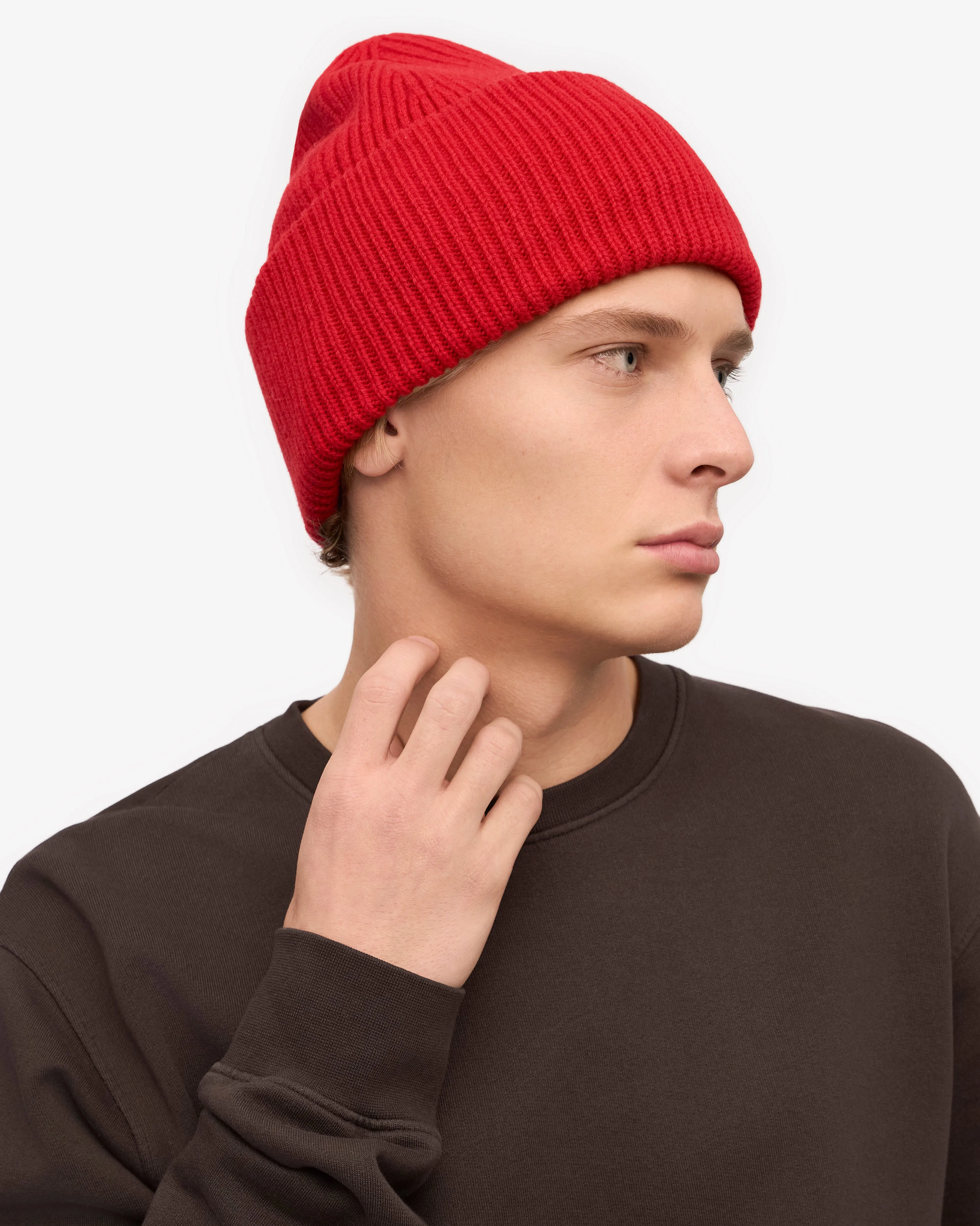 Merino Wool Hat - Scarlet Red sold by Colorful Standard product image thumbnail 5