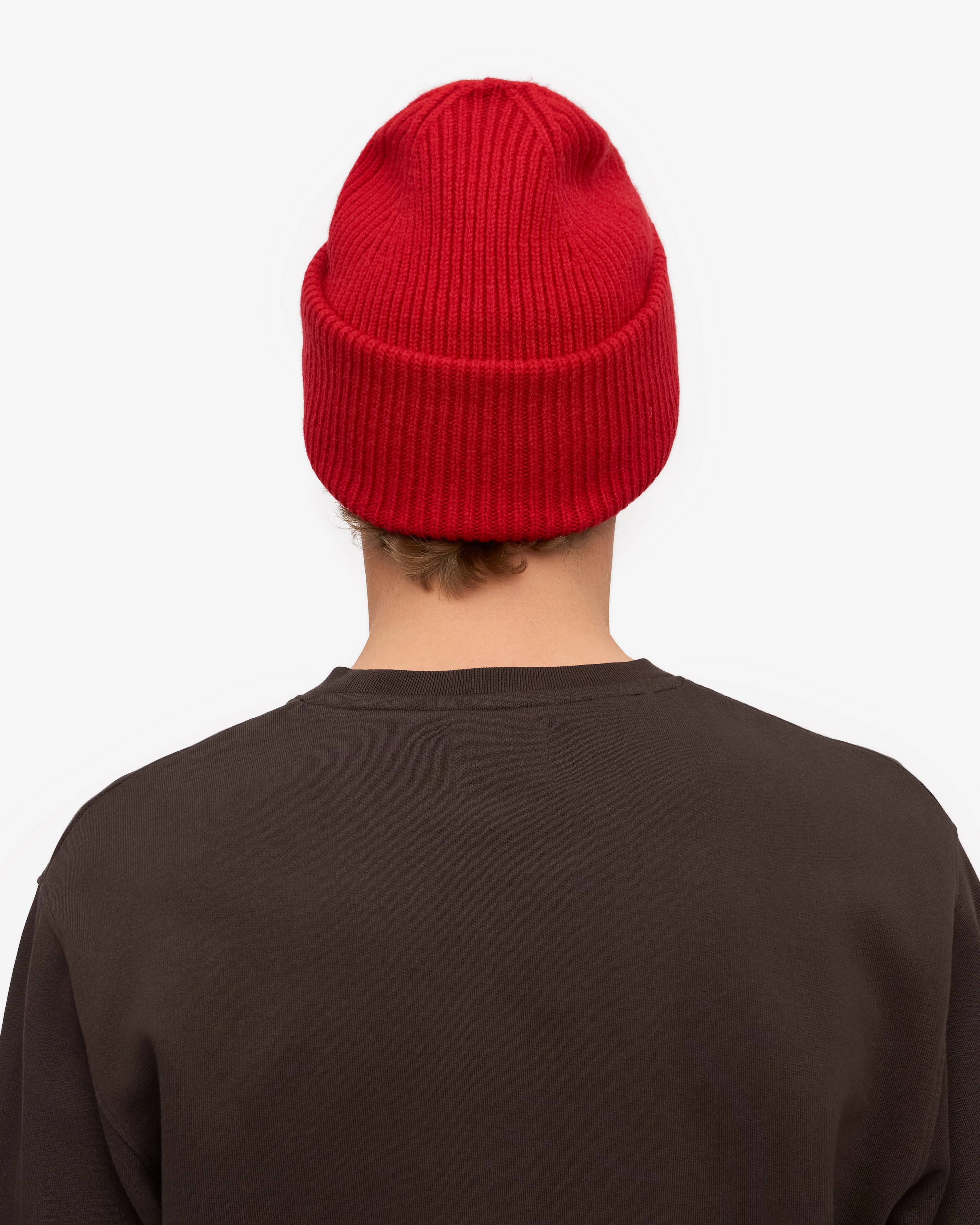 Merino Wool Hat - Scarlet Red sold by Colorful Standard product image thumbnail 4