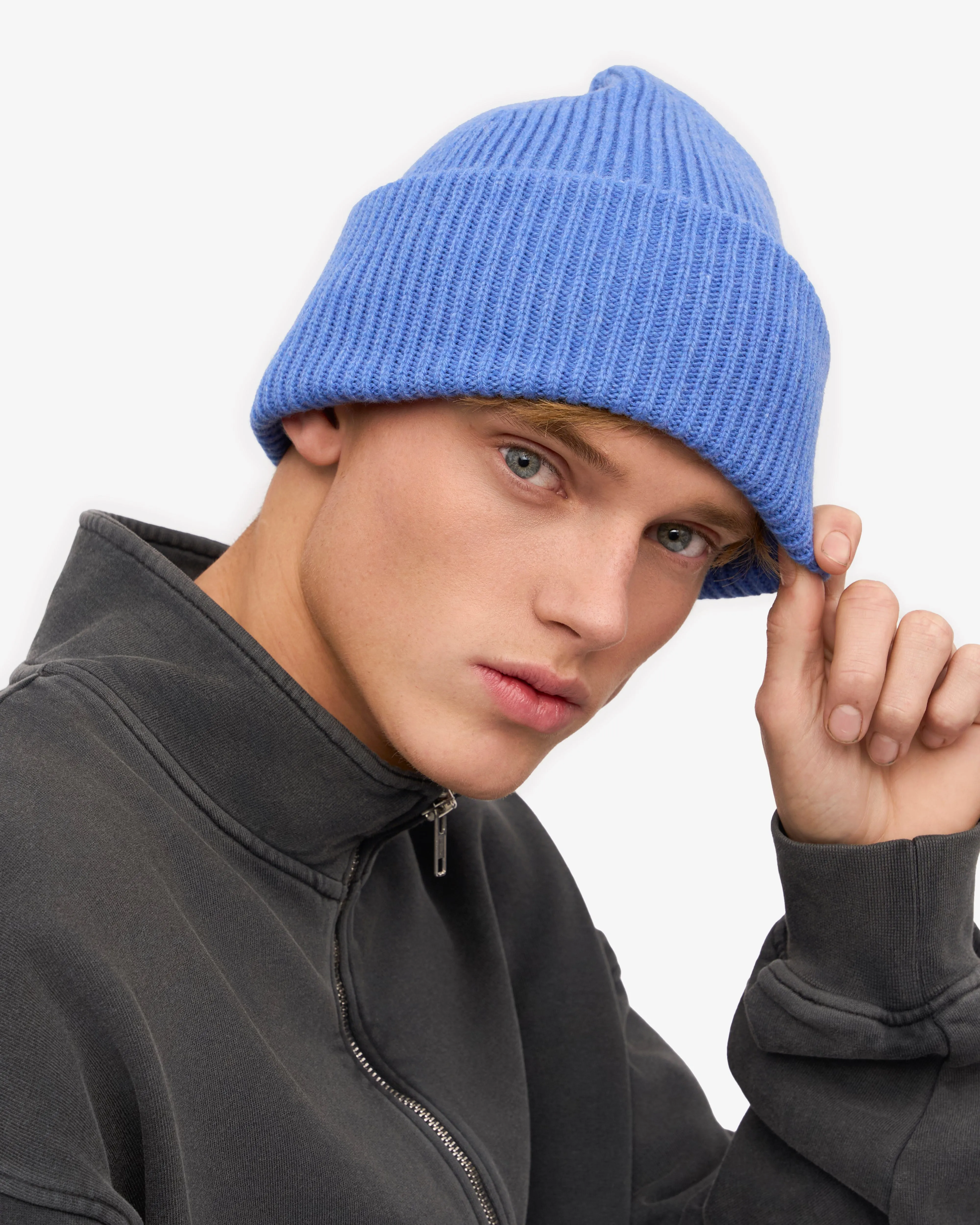 Merino Wool Hat - Pacific Blue sold by Colorful Standard product image thumbnail 5
