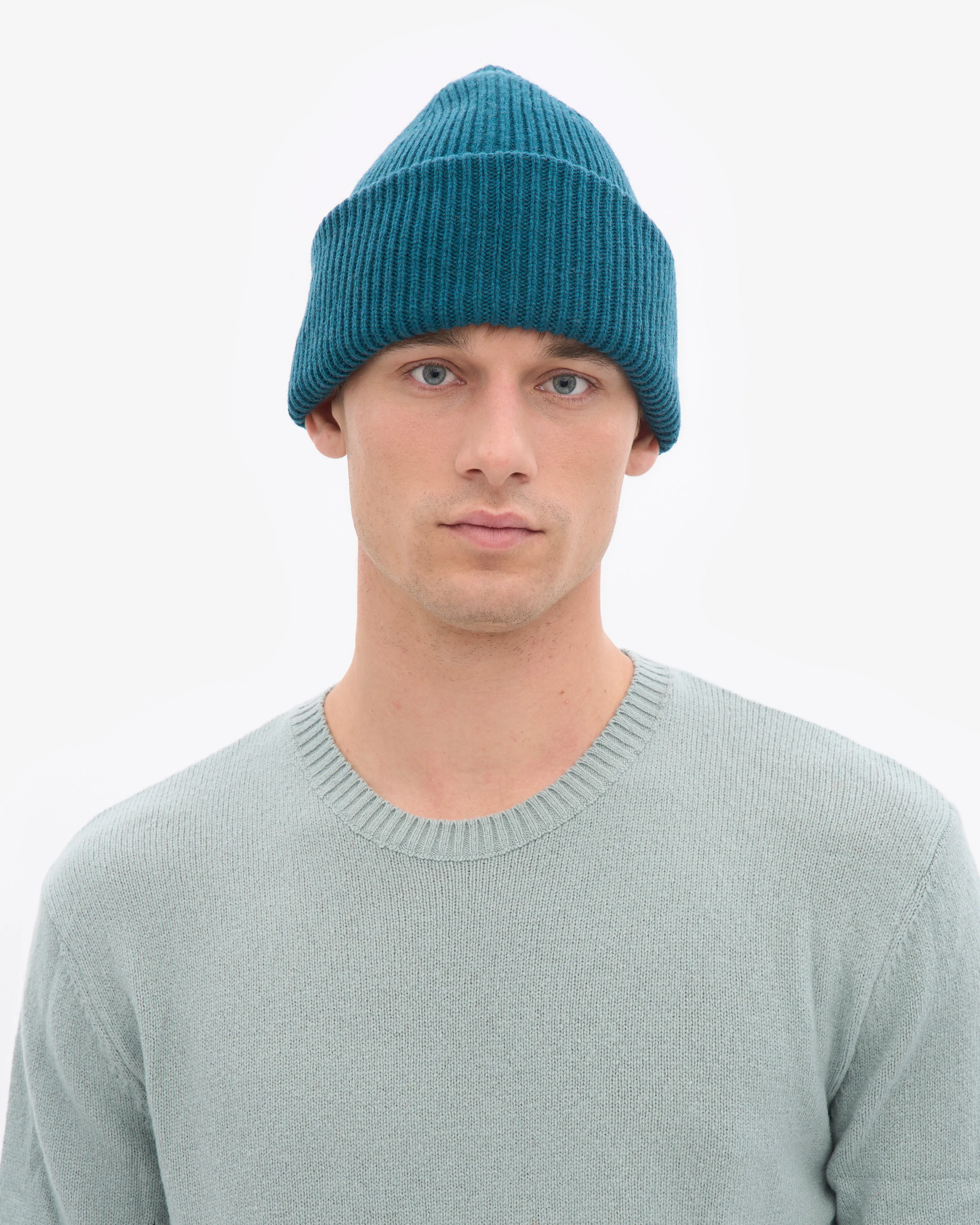 Merino Wool Hat - Ocean Green sold by Colorful Standard product image thumbnail 2