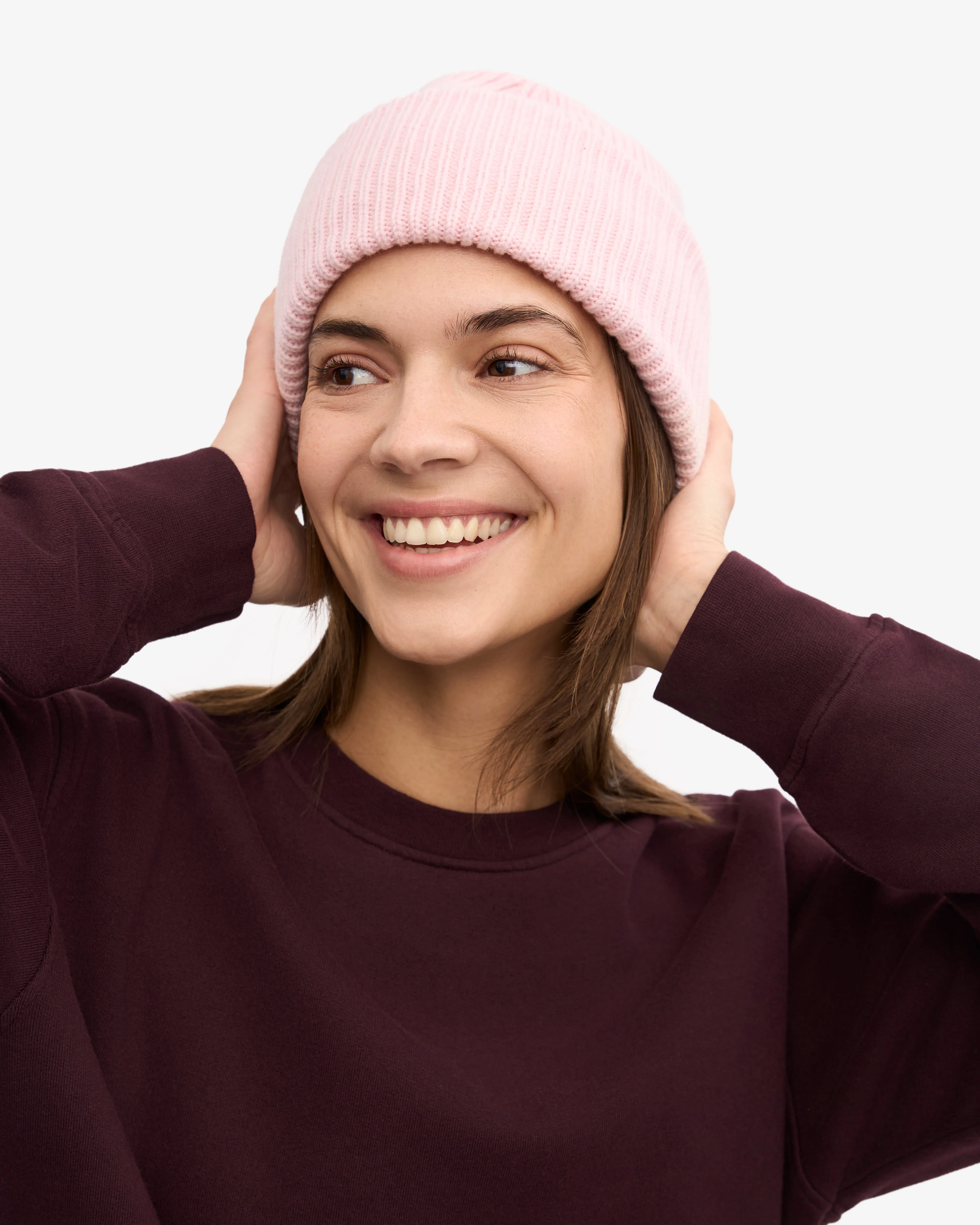 Merino Wool Hat - Faded Pink sold by Colorful Standard product image thumbnail 5