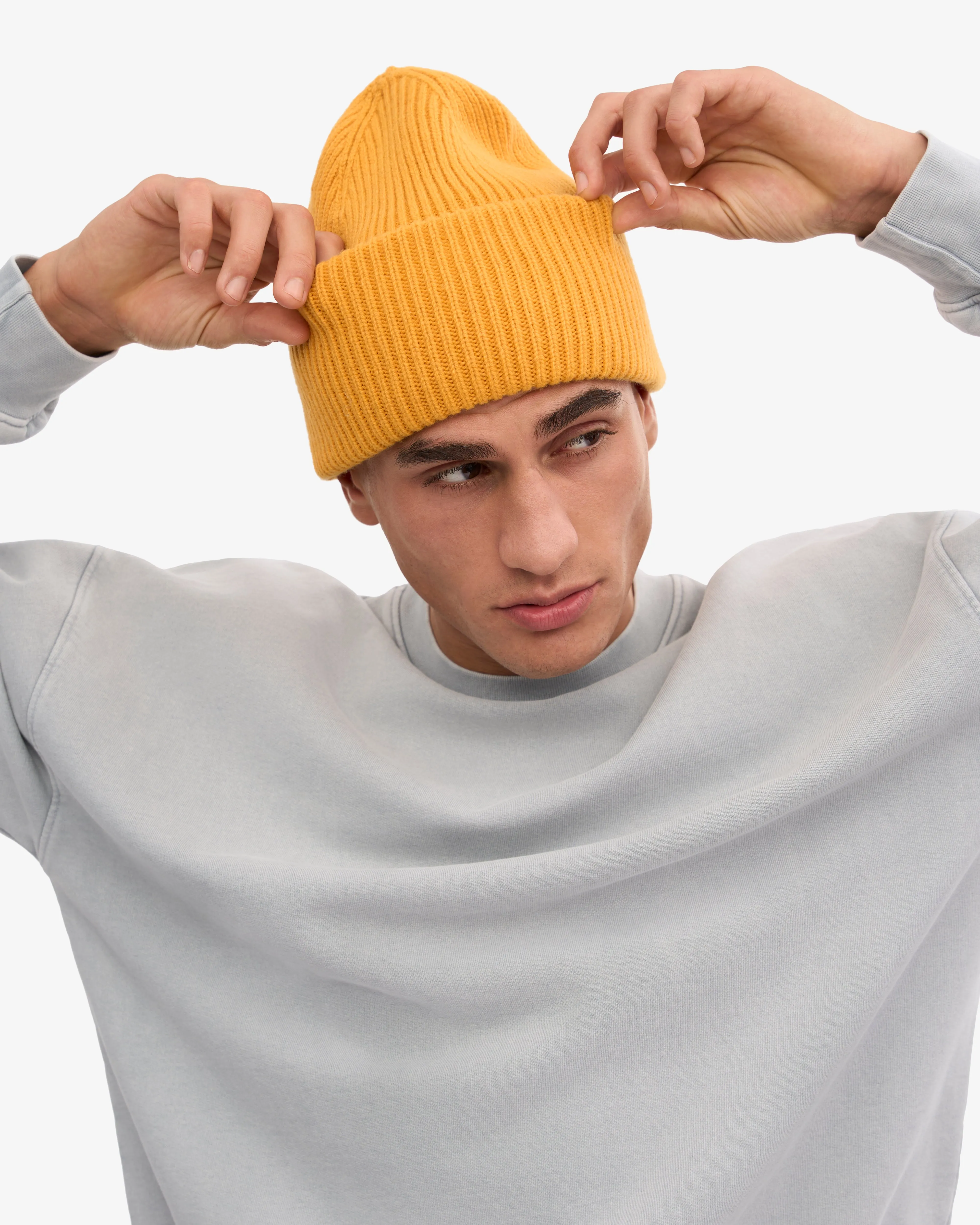 Merino Wool Hat - Burned Yellow sold by Colorful Standard product image thumbnail 5