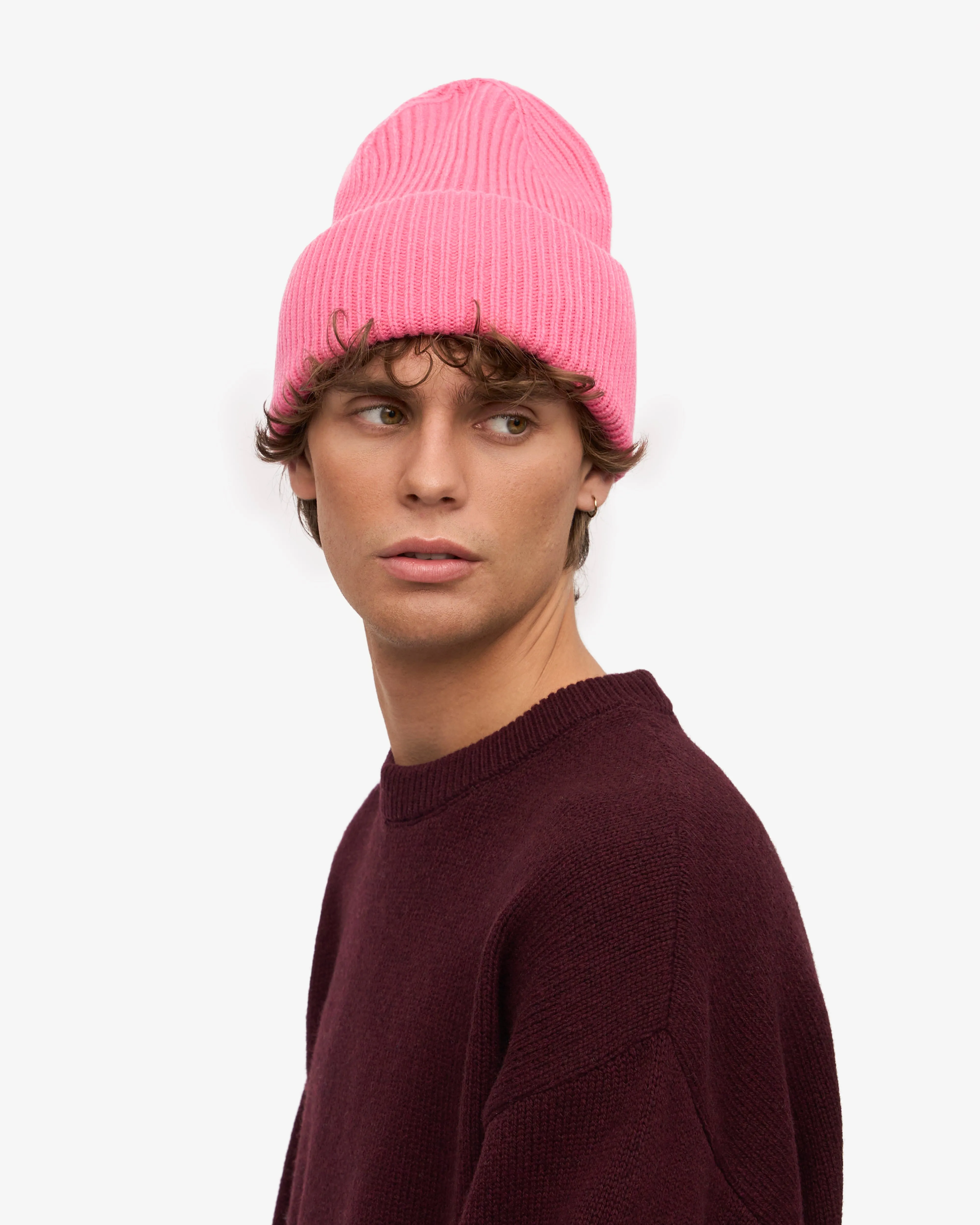 Merino Wool Hat - Bubblegum Pink sold by Colorful Standard product image thumbnail 3