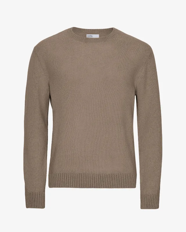 Classic Merino Wool Crew - Warm Taupe sold by Colorful Standard