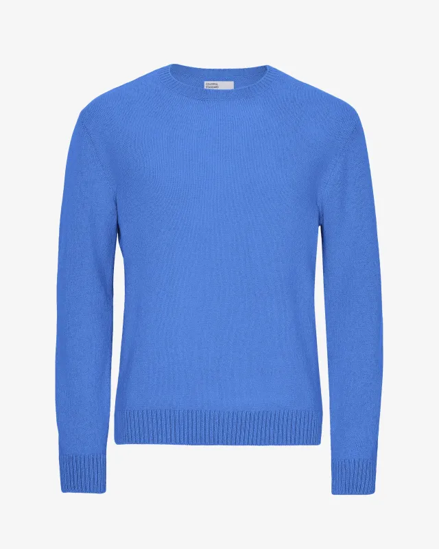 Classic Merino Wool Crew - Pacific Blue sold by Colorful Standard