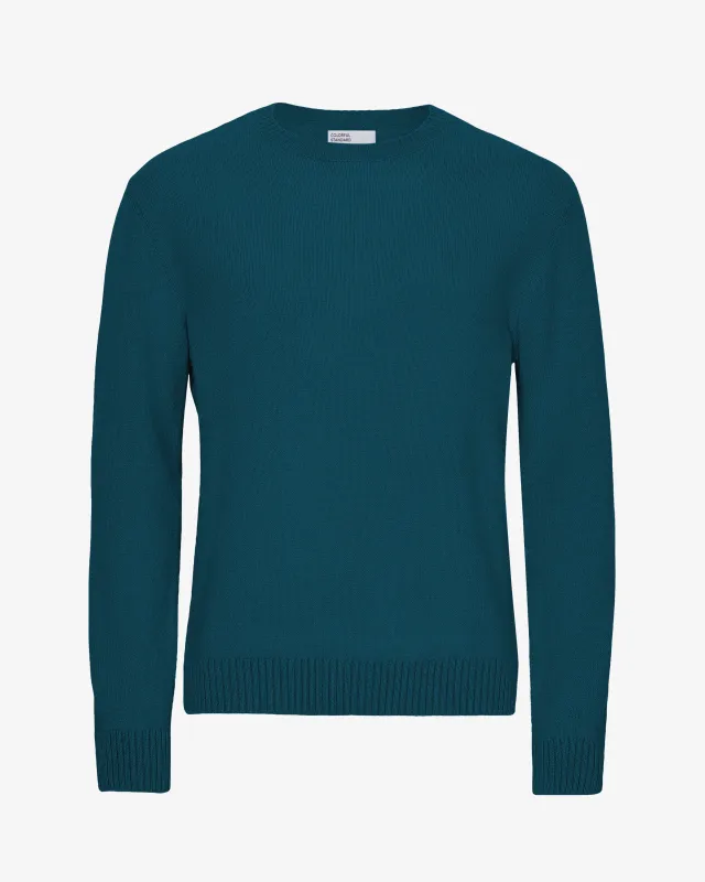 Classic Merino Wool Crew - Ocean Green sold by Colorful Standard
