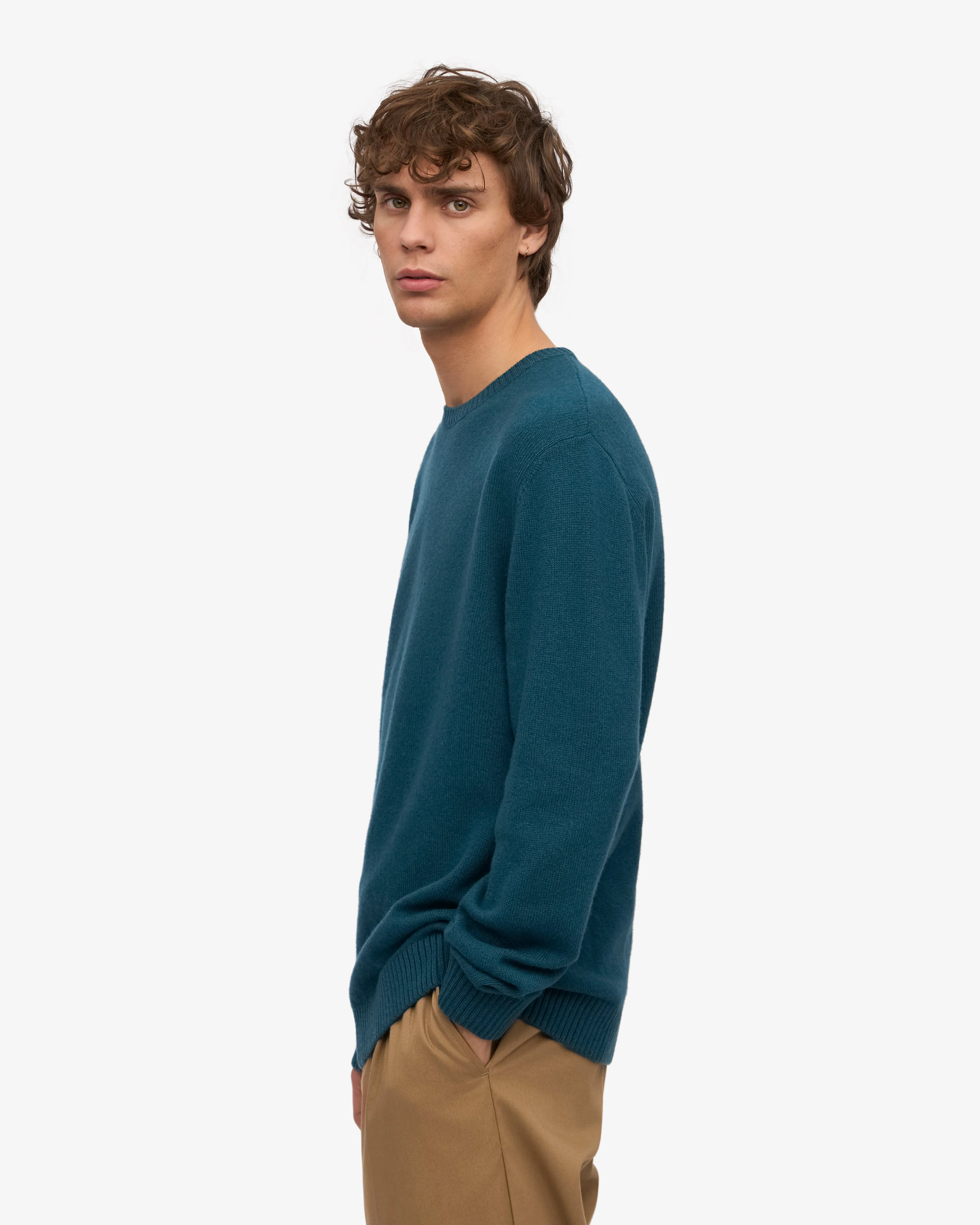 Classic Merino Wool Crew - Ocean Green sold by Colorful Standard product image thumbnail 3
