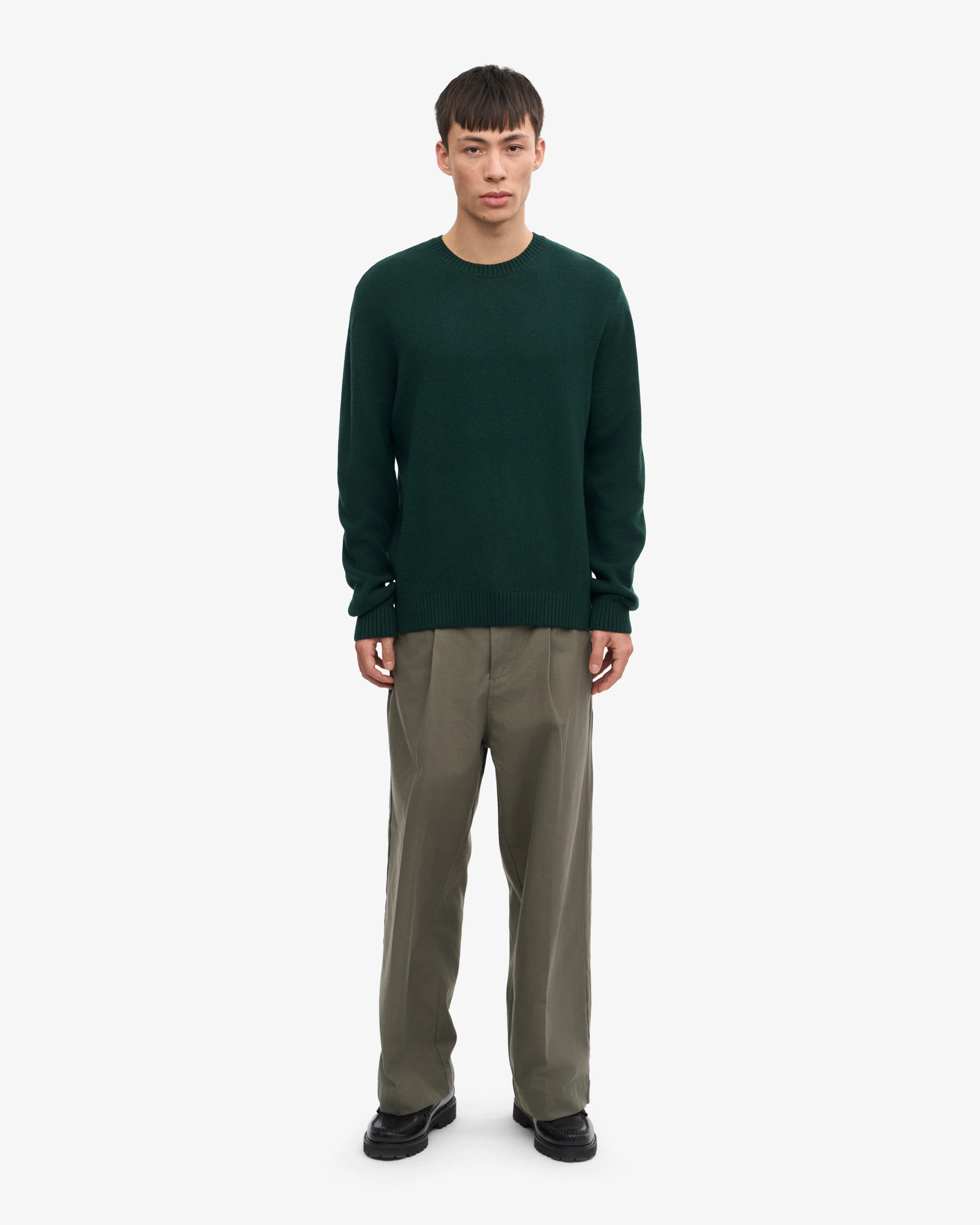 Classic Merino Wool Crew - Emerald Green sold by Colorful Standard product image thumbnail 5