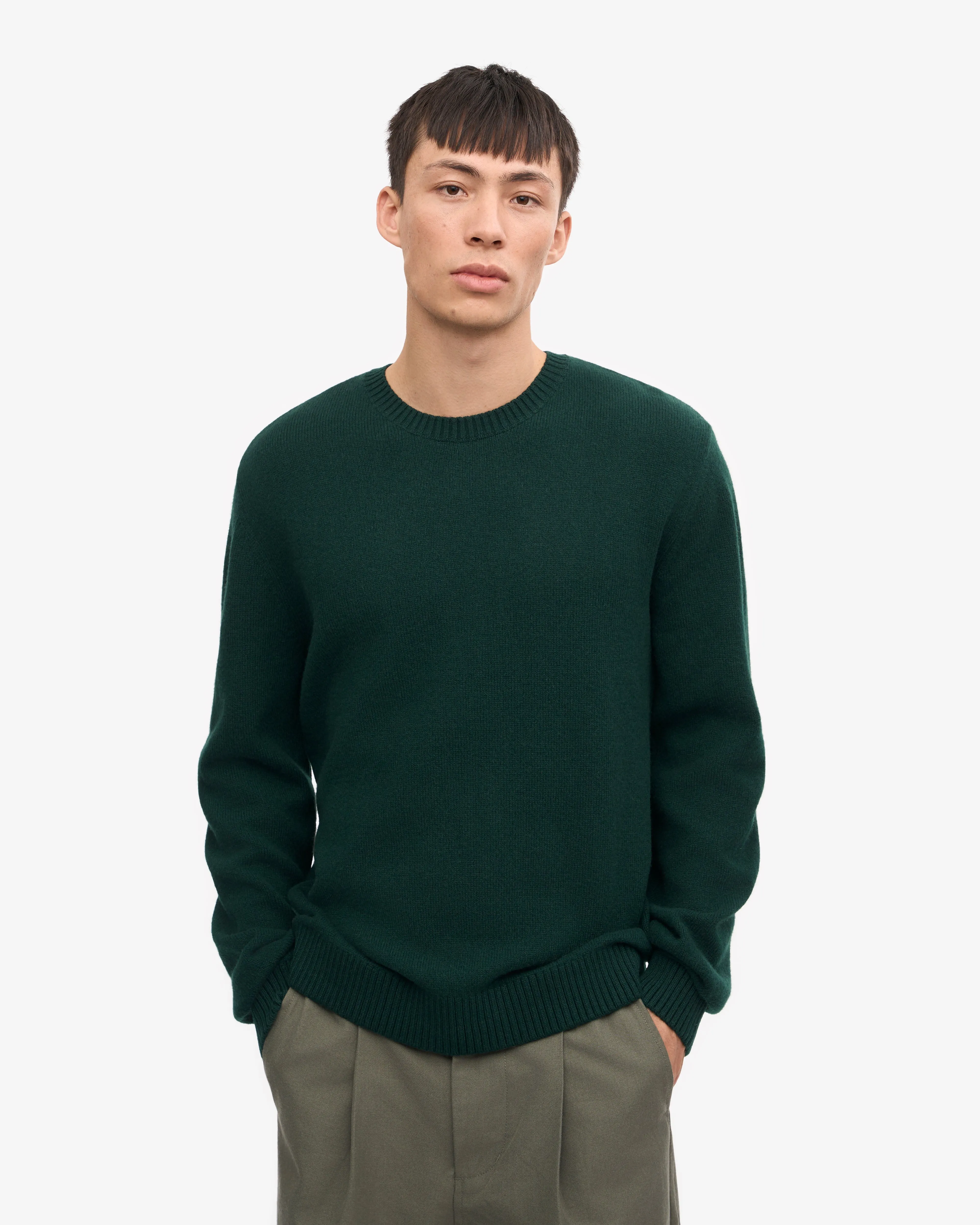 Classic Merino Wool Crew - Emerald Green sold by Colorful Standard product image thumbnail 2