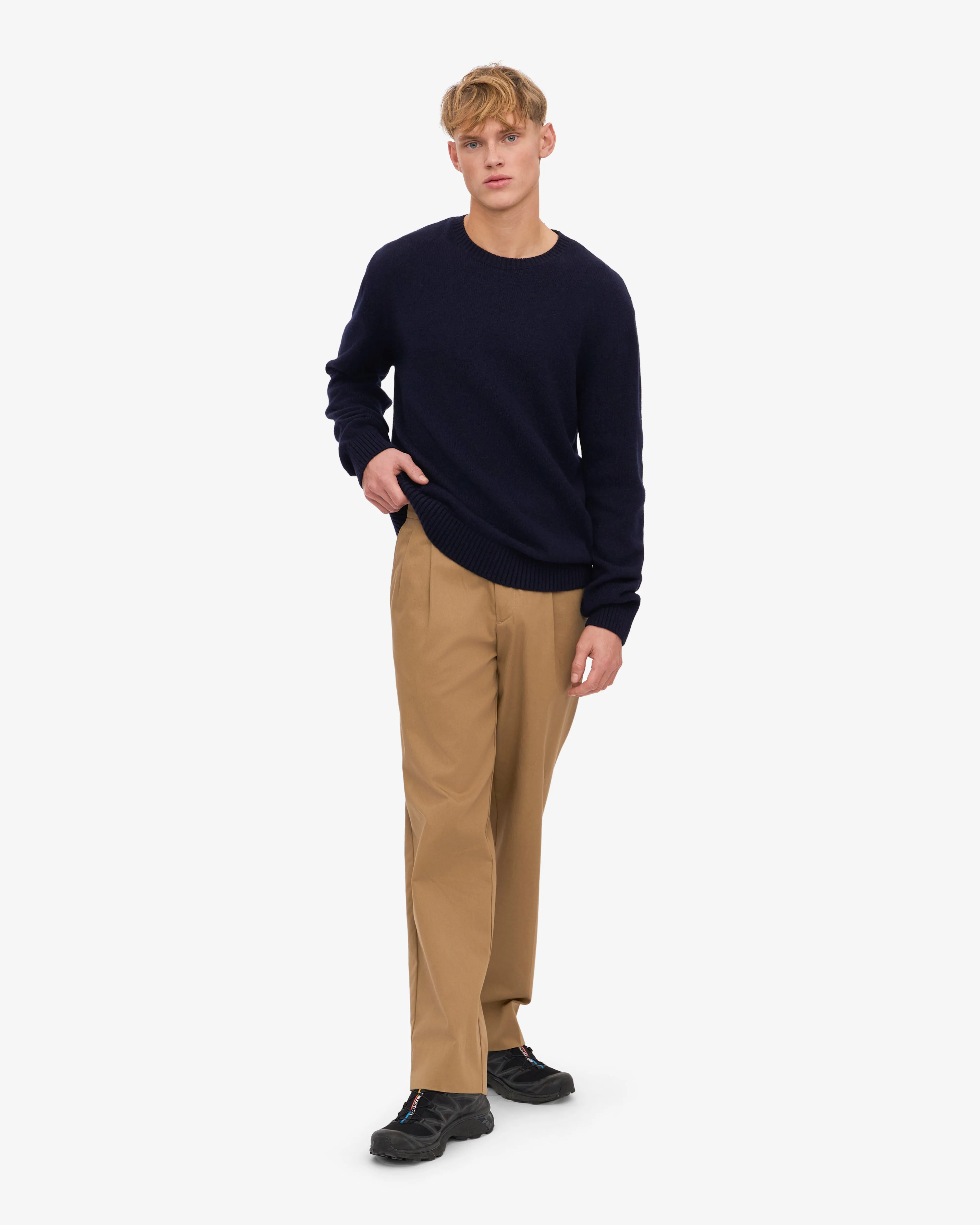 Classic Merino Wool Crew - Navy Blue sold by Colorful Standard product image thumbnail 5