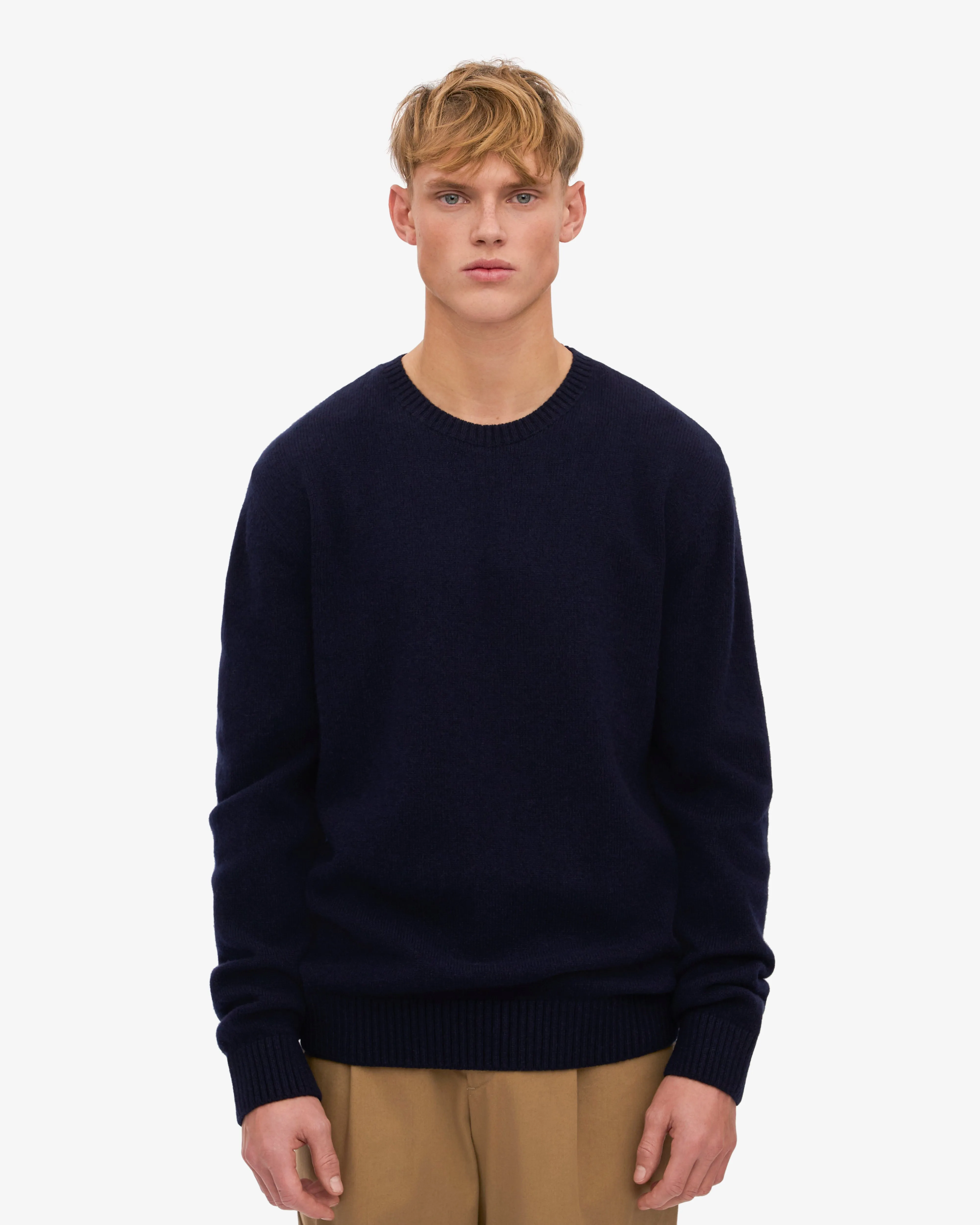 Classic Merino Wool Crew - Navy Blue sold by Colorful Standard product image thumbnail 2