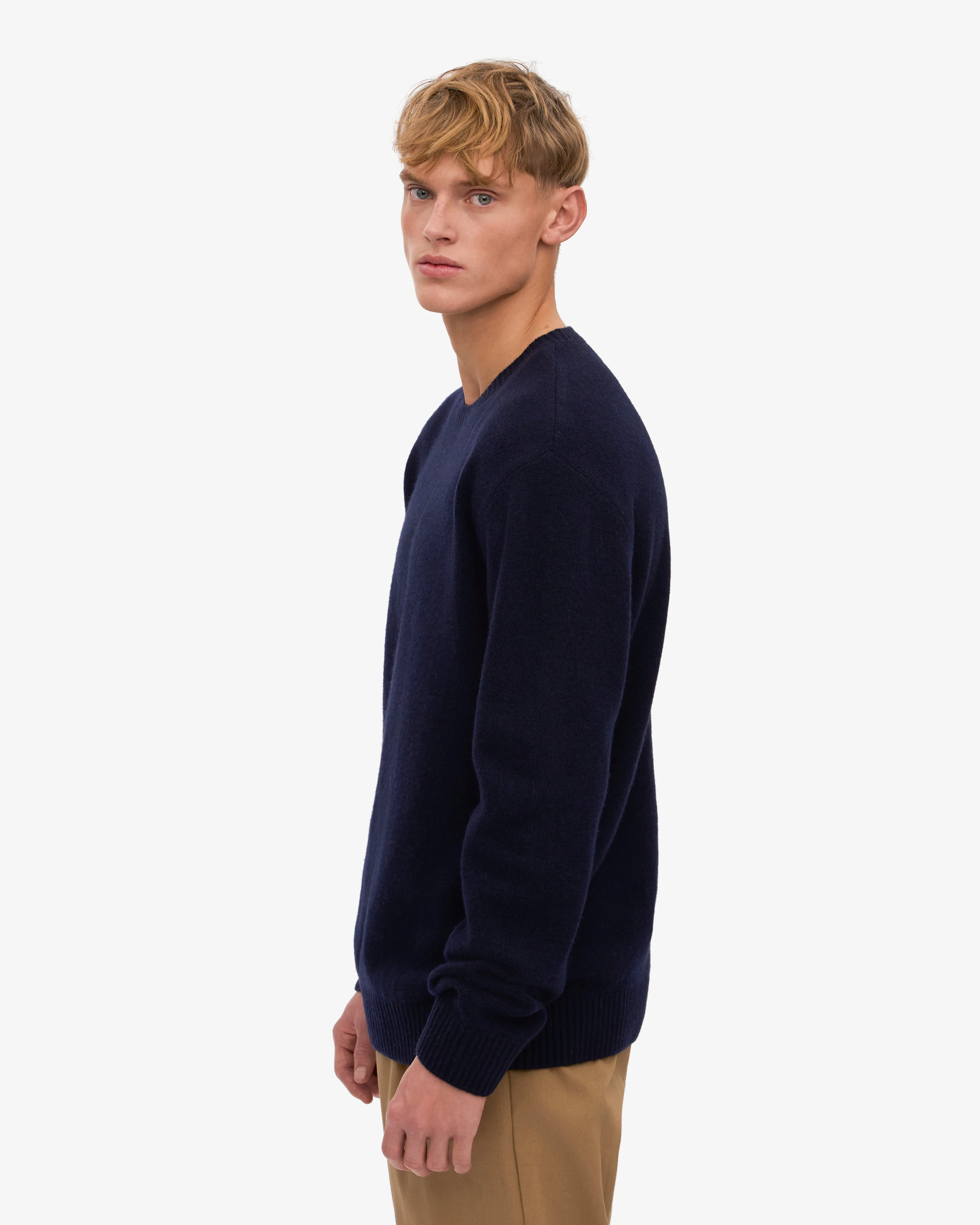 Classic Merino Wool Crew - Navy Blue sold by Colorful Standard product image thumbnail 3