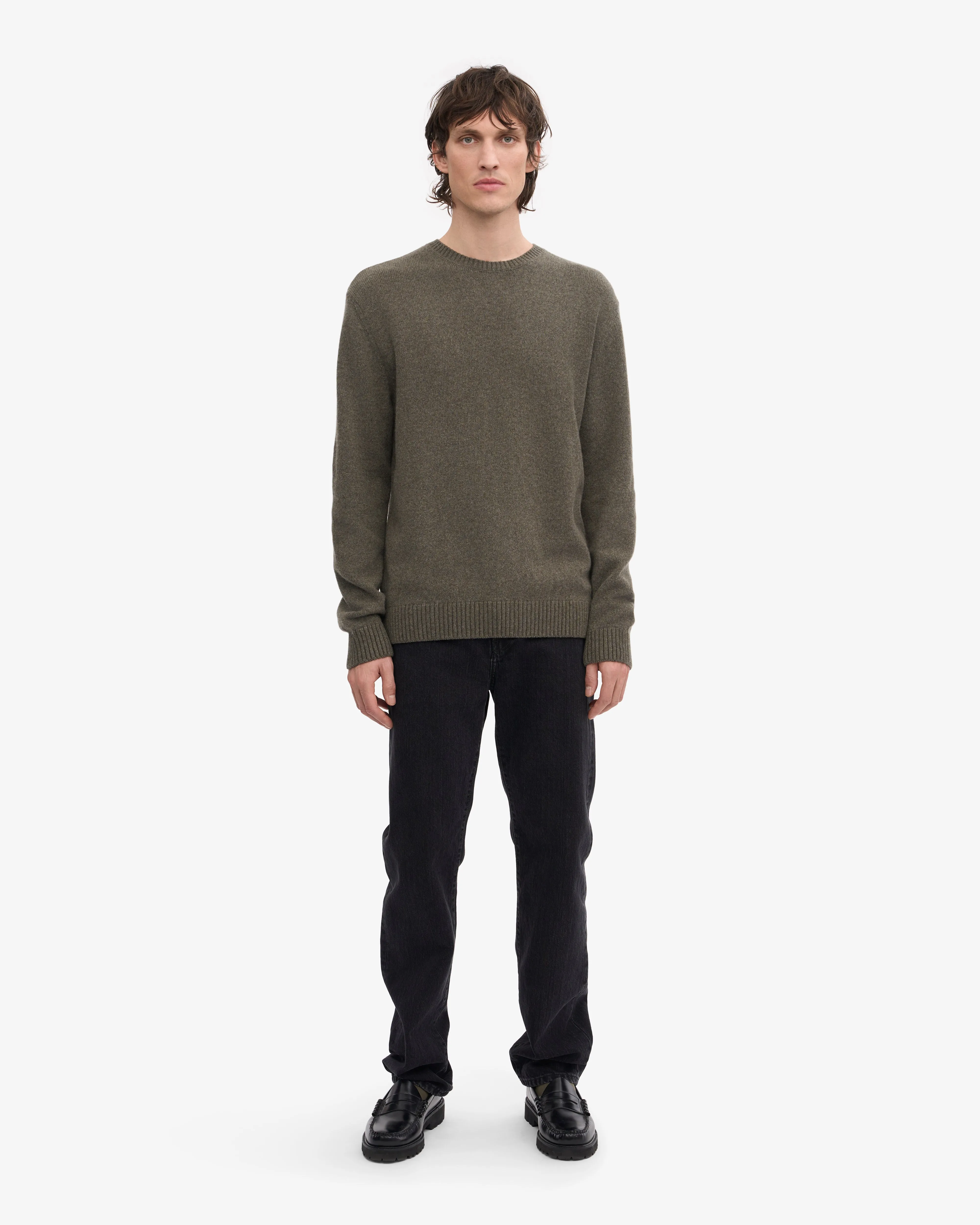 Classic Merino Wool Crew - Dusty Olive sold by Colorful Standard product image thumbnail 5