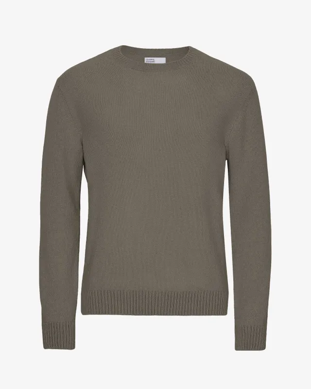 Classic Merino Wool Crew - Dusty Olive sold by Colorful Standard