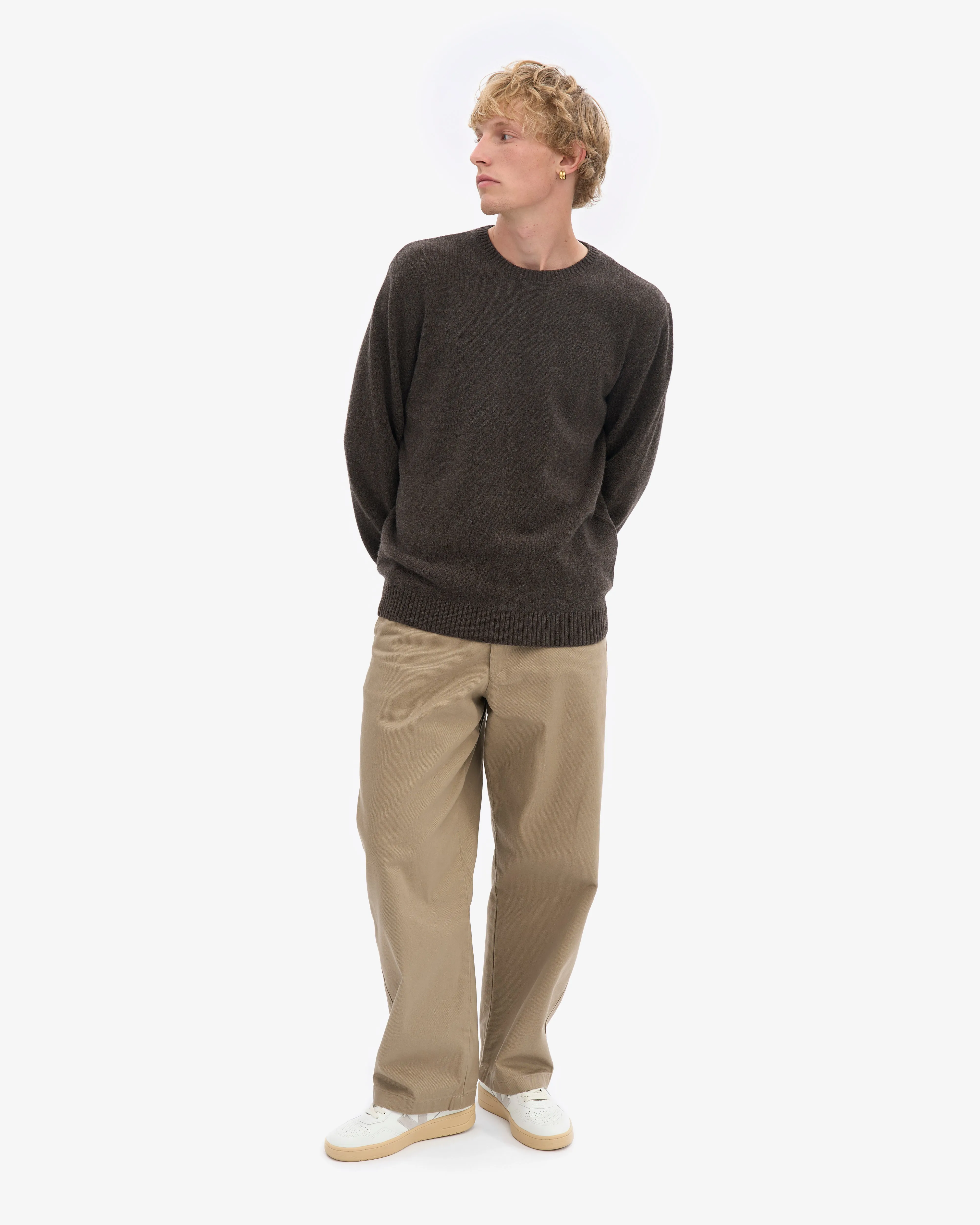 Classic Merino Wool Crew - Coffee Brown sold by Colorful Standard product image thumbnail 5