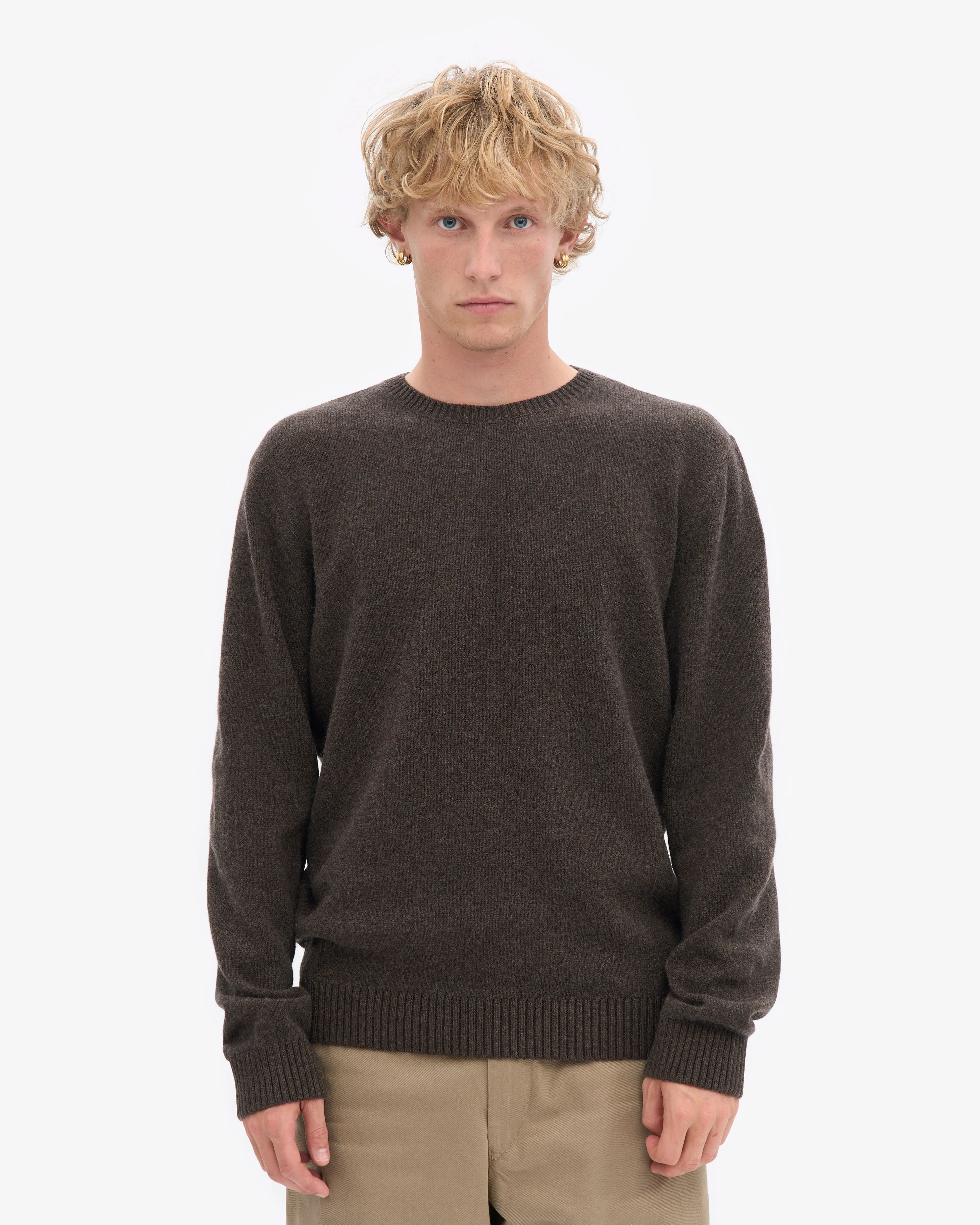 Classic Merino Wool Crew - Coffee Brown sold by Colorful Standard product image thumbnail 2
