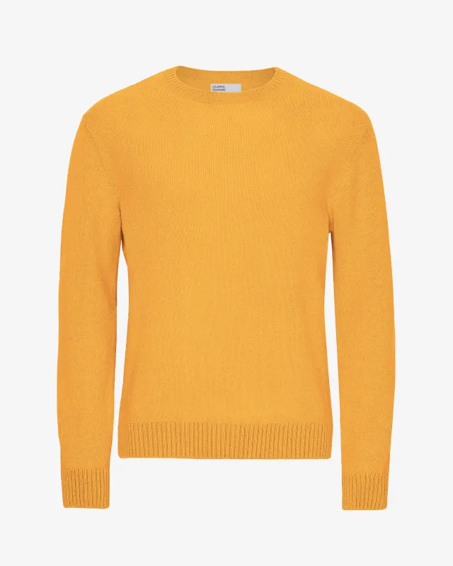 Classic Merino Wool Crew - Burned Yellow sold by Colorful Standard