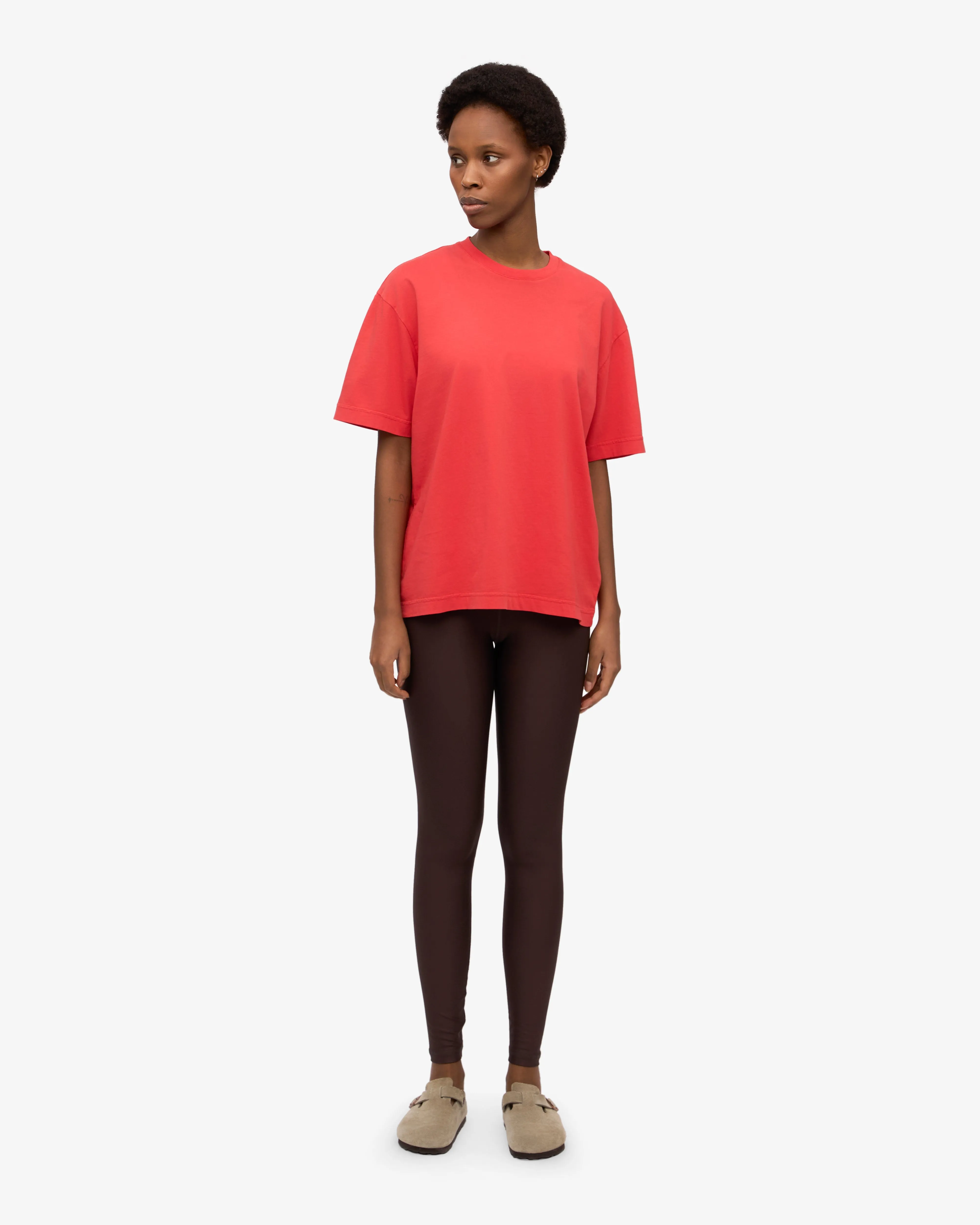 Oversized Organic T-Shirt - Red Tangerine sold by Colorful Standard product image thumbnail 5