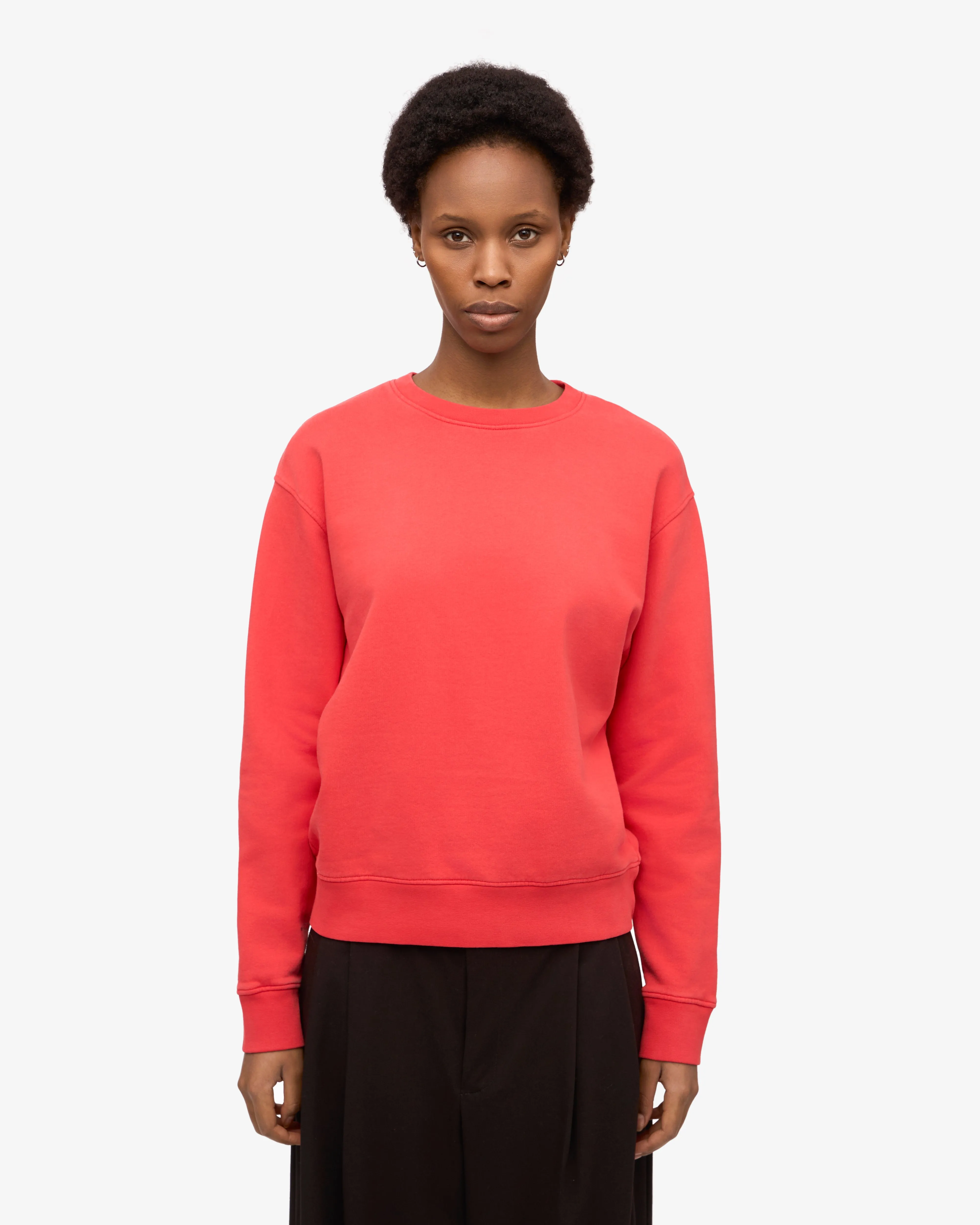 Women Classic Organic Crew - Red Tangerine sold by Colorful Standard product image thumbnail 2