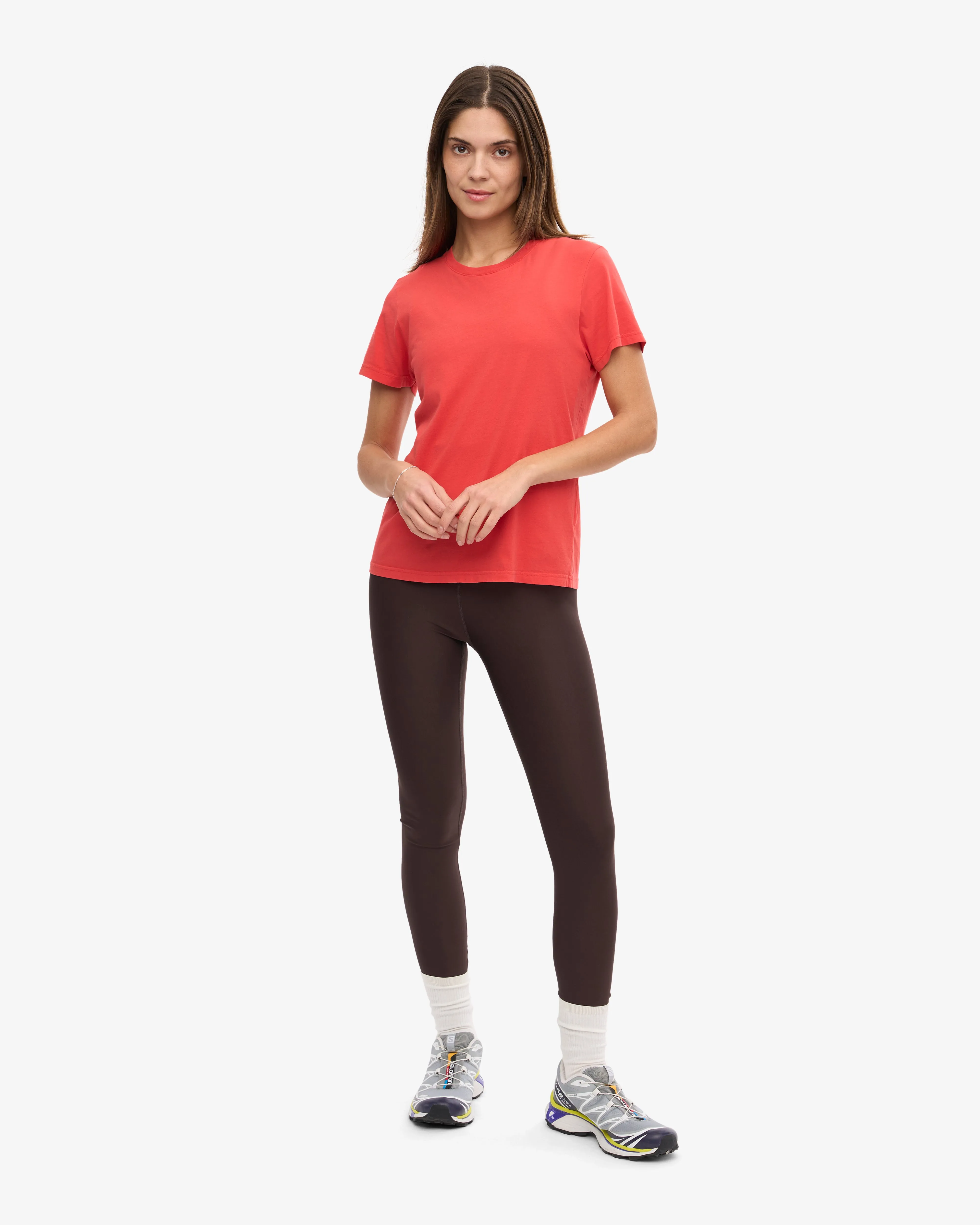 Women Light Organic Tee - Red Tangerine sold by Colorful Standard product image thumbnail 5