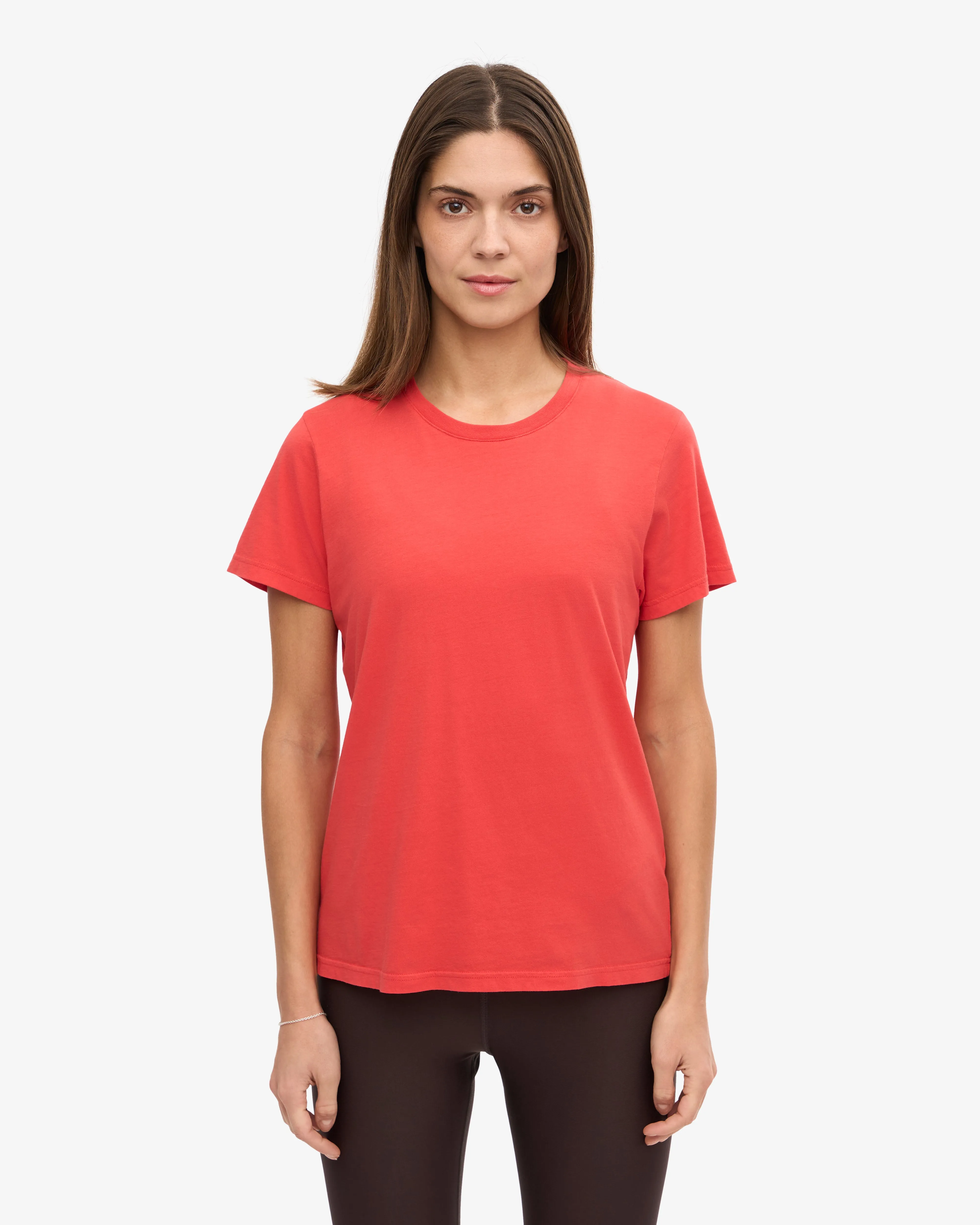 Women Light Organic Tee - Red Tangerine sold by Colorful Standard product image thumbnail 2