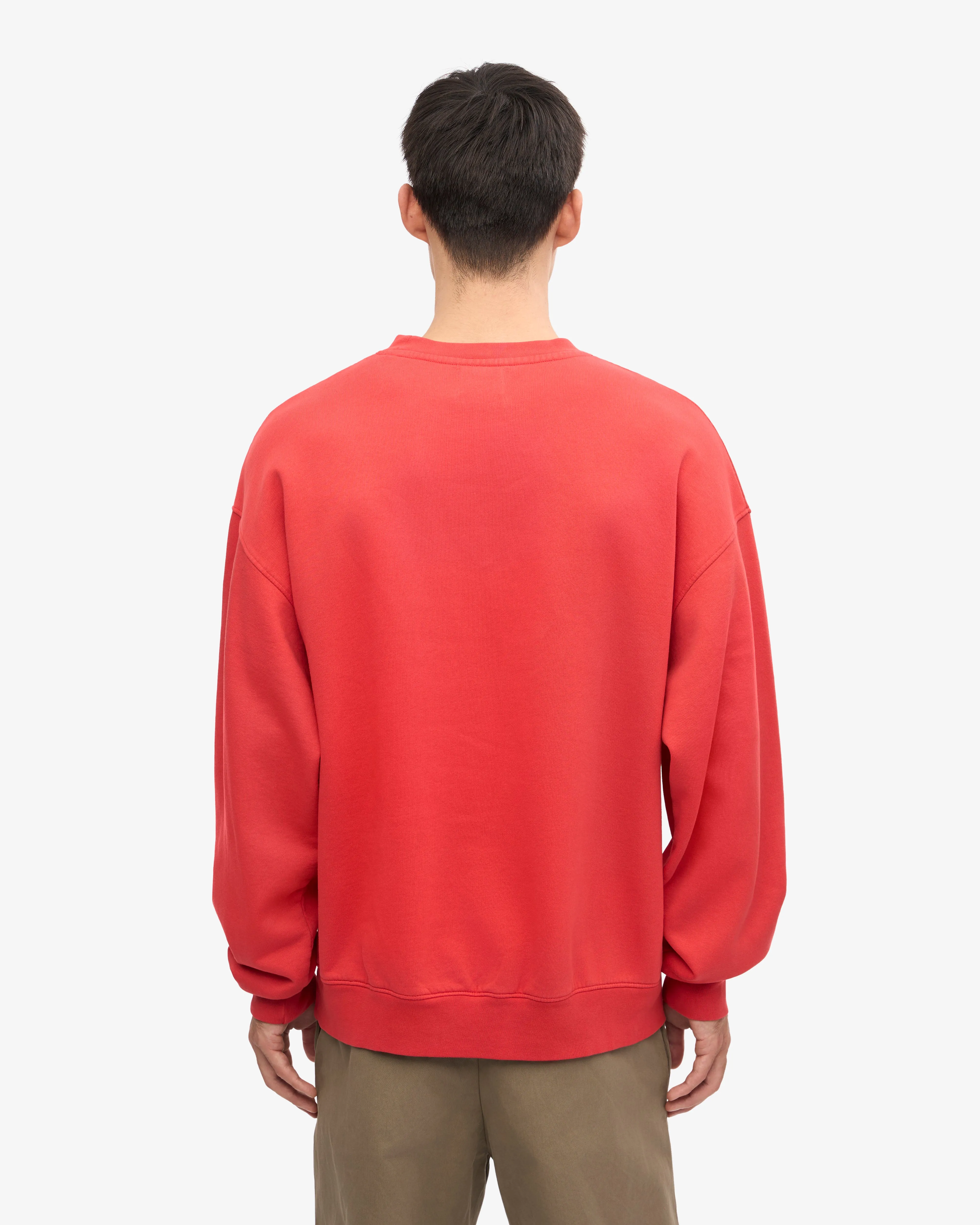 Organic Oversized Crew - Red Tangerine sold by Colorful Standard product image thumbnail 4