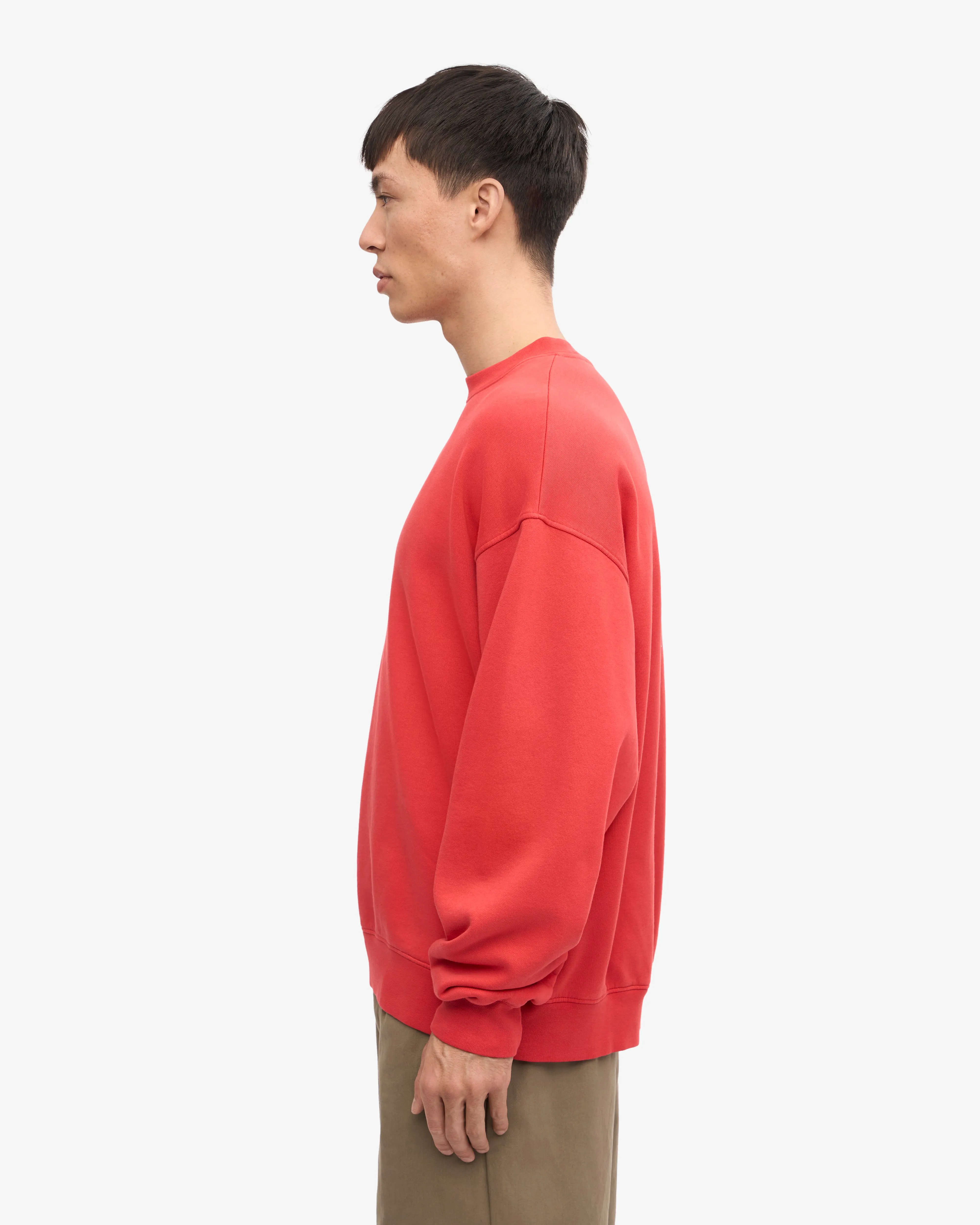 Organic Oversized Crew - Red Tangerine sold by Colorful Standard product image thumbnail 3