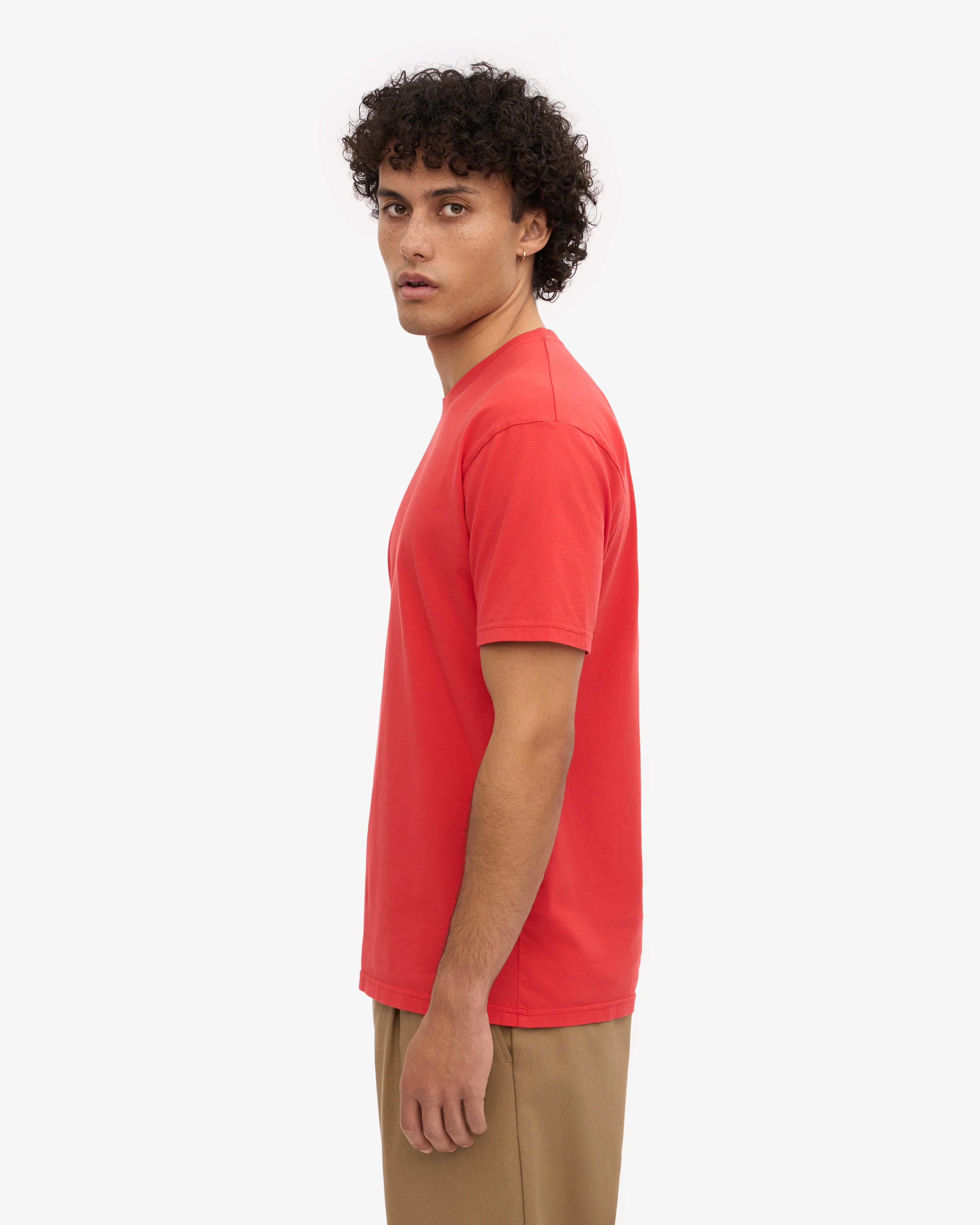 Classic Organic Tee - Red Tangerine sold by Colorful Standard product image thumbnail 3