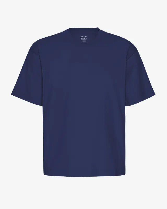 Oversized Organic T-Shirt - Marine Blue sold by Colorful Standard