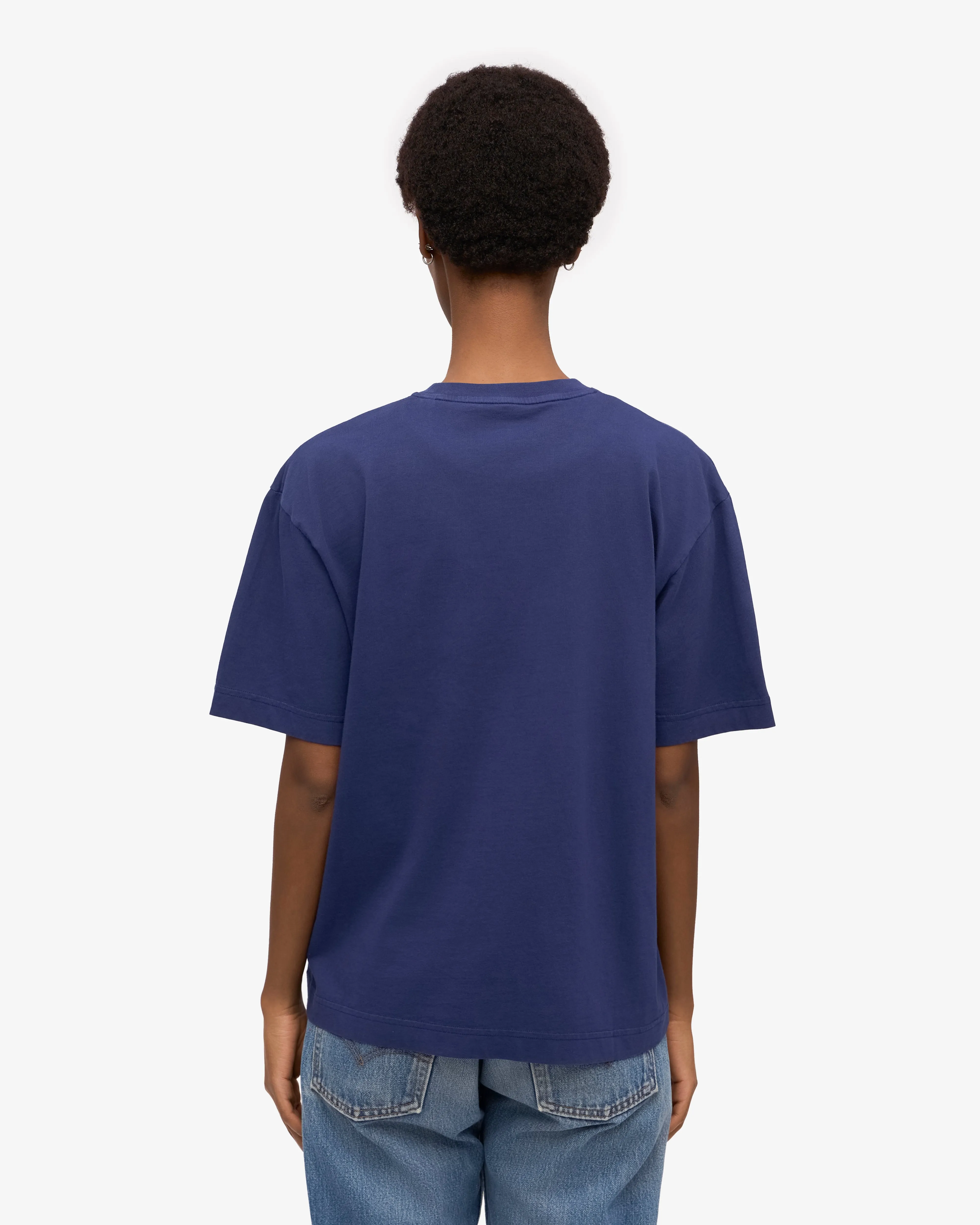 Oversized Organic T-Shirt - Marine Blue sold by Colorful Standard product image thumbnail 4
