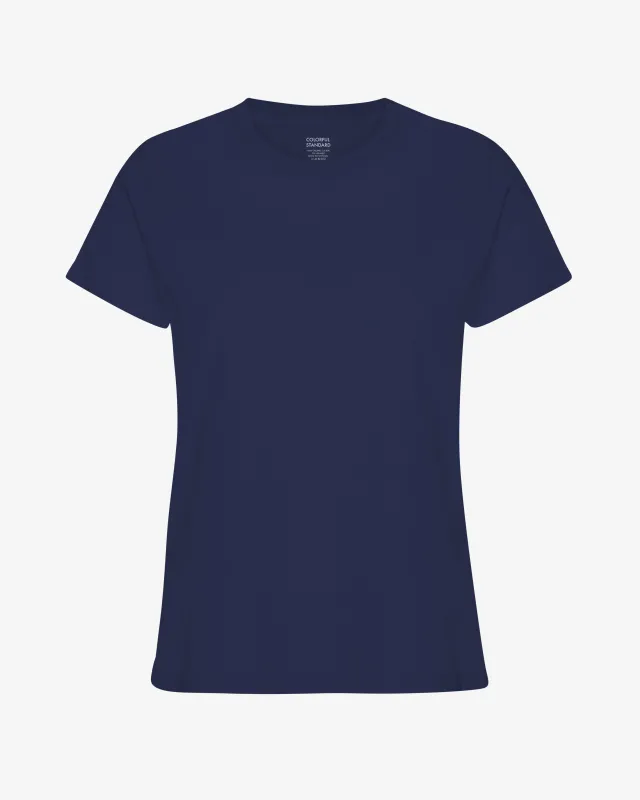 Women Light Organic Tee - Marine Blue sold by Colorful Standard
