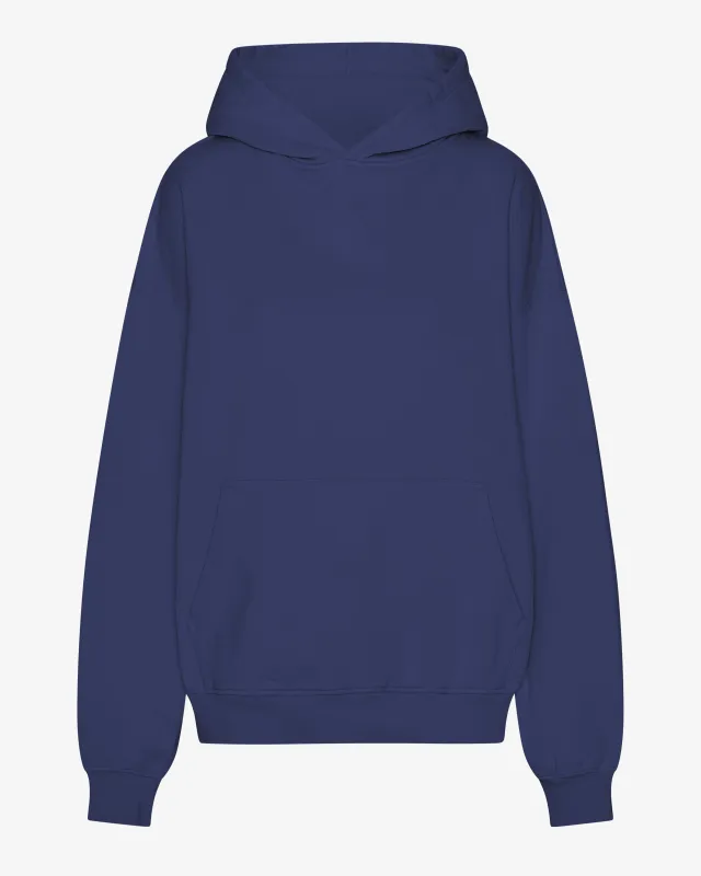 Organic Oversized Hood - Marine Blue sold by Colorful Standard