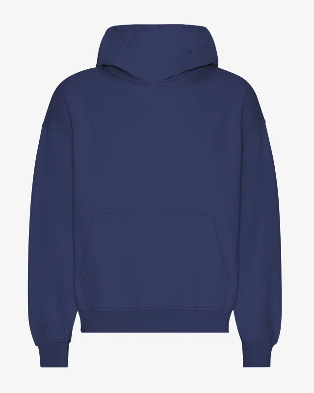 Organic Oversized Hood - Marine Blue sold by Colorful Standard
