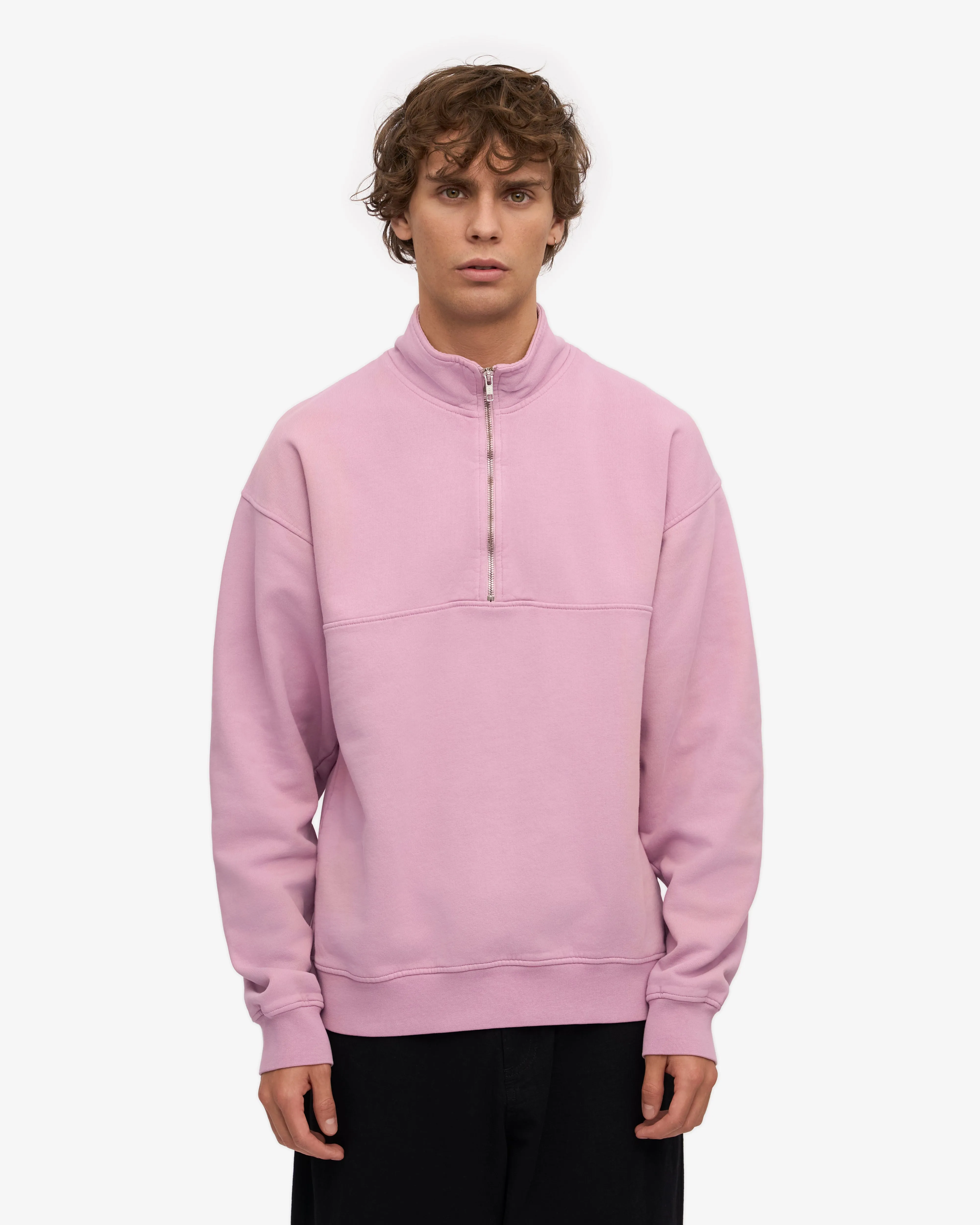Organic Quarter Zip - Cherry Blossom sold by Colorful Standard product image thumbnail 2