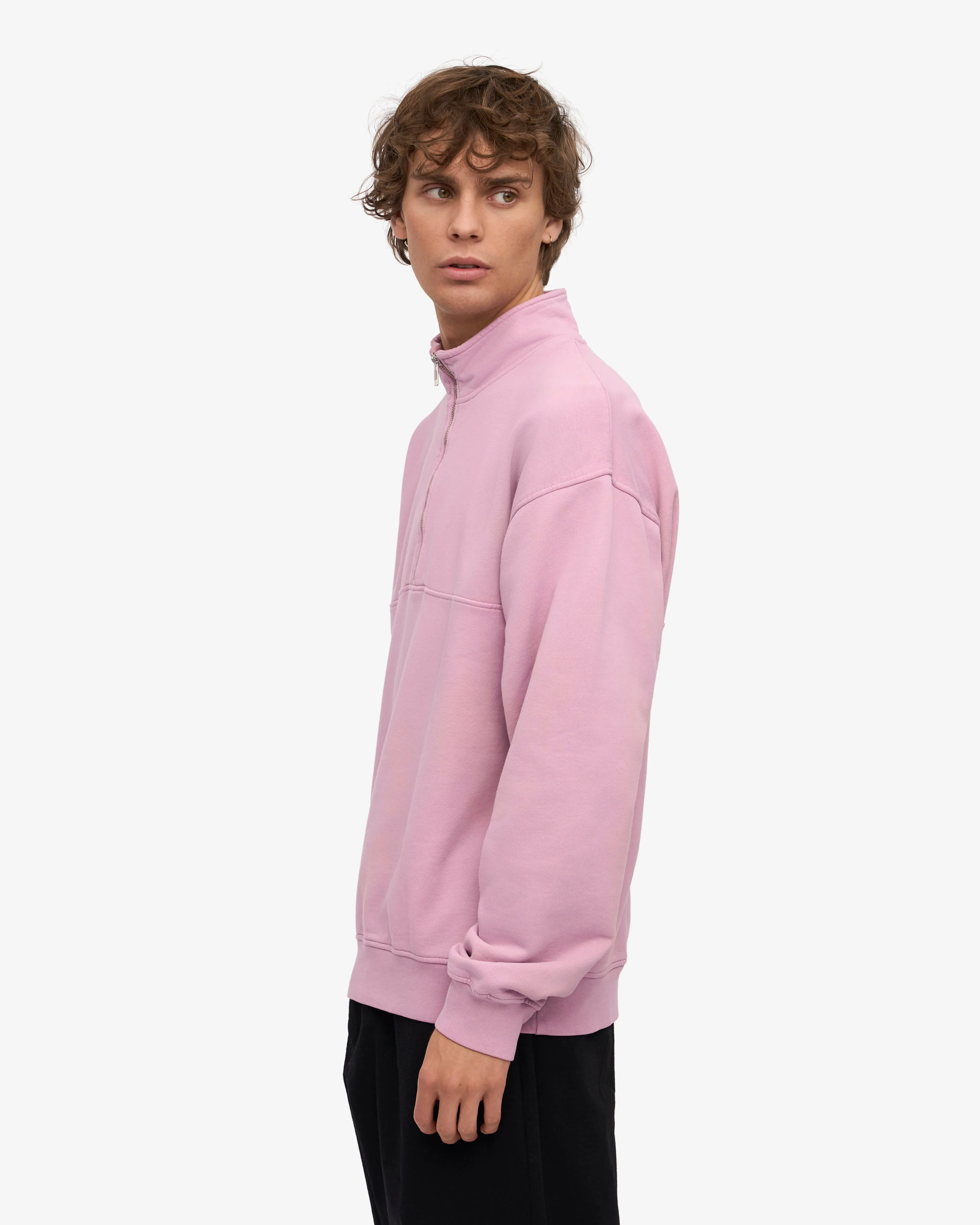 Organic Quarter Zip - Cherry Blossom sold by Colorful Standard product image thumbnail 3
