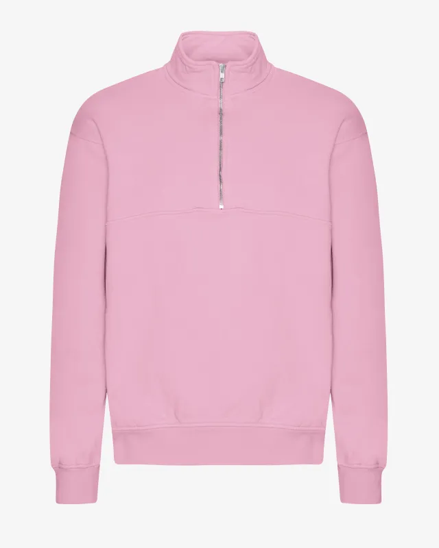 Organic Quarter Zip - Cherry Blossom sold by Colorful Standard