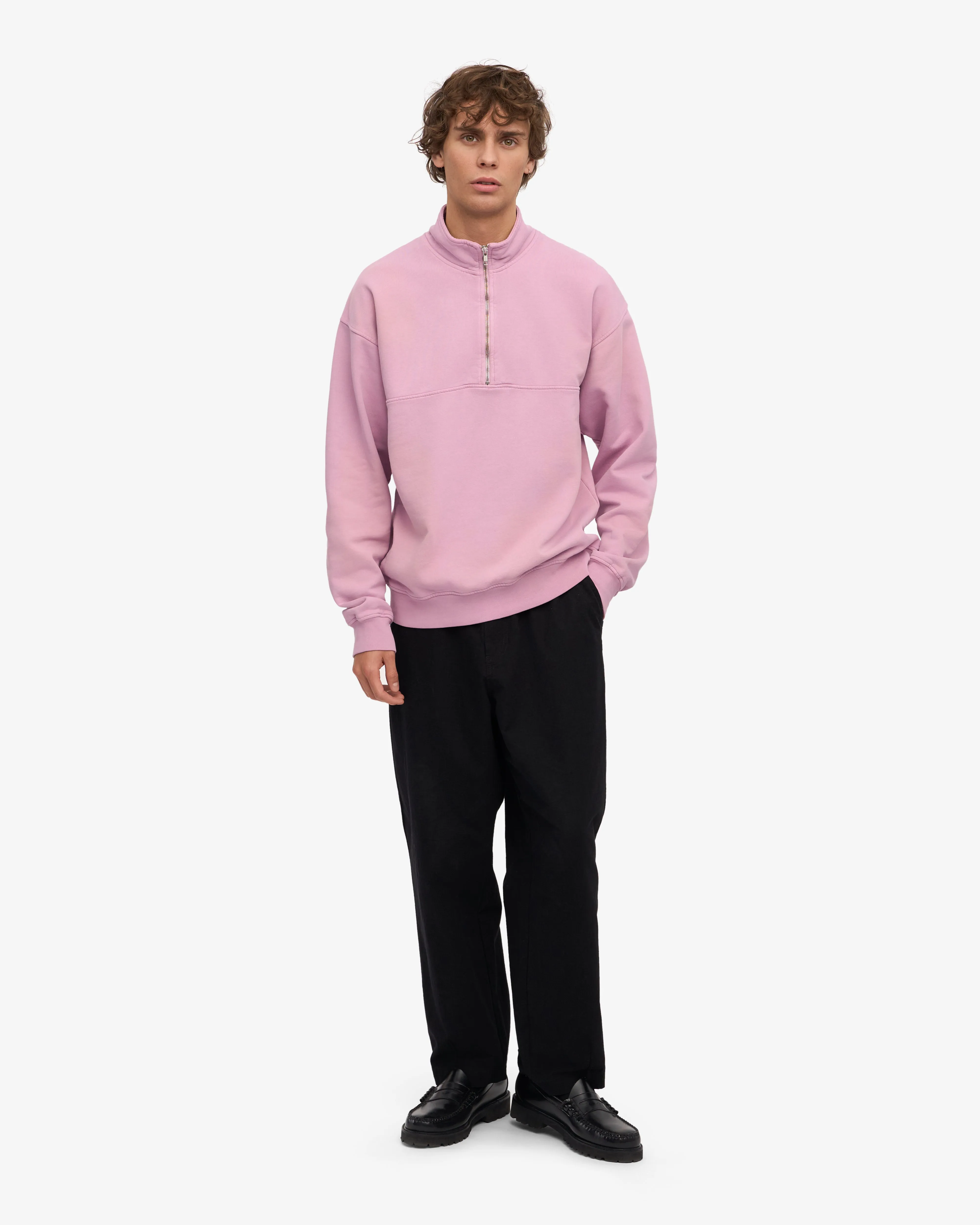 Organic Quarter Zip - Cherry Blossom sold by Colorful Standard product image thumbnail 5