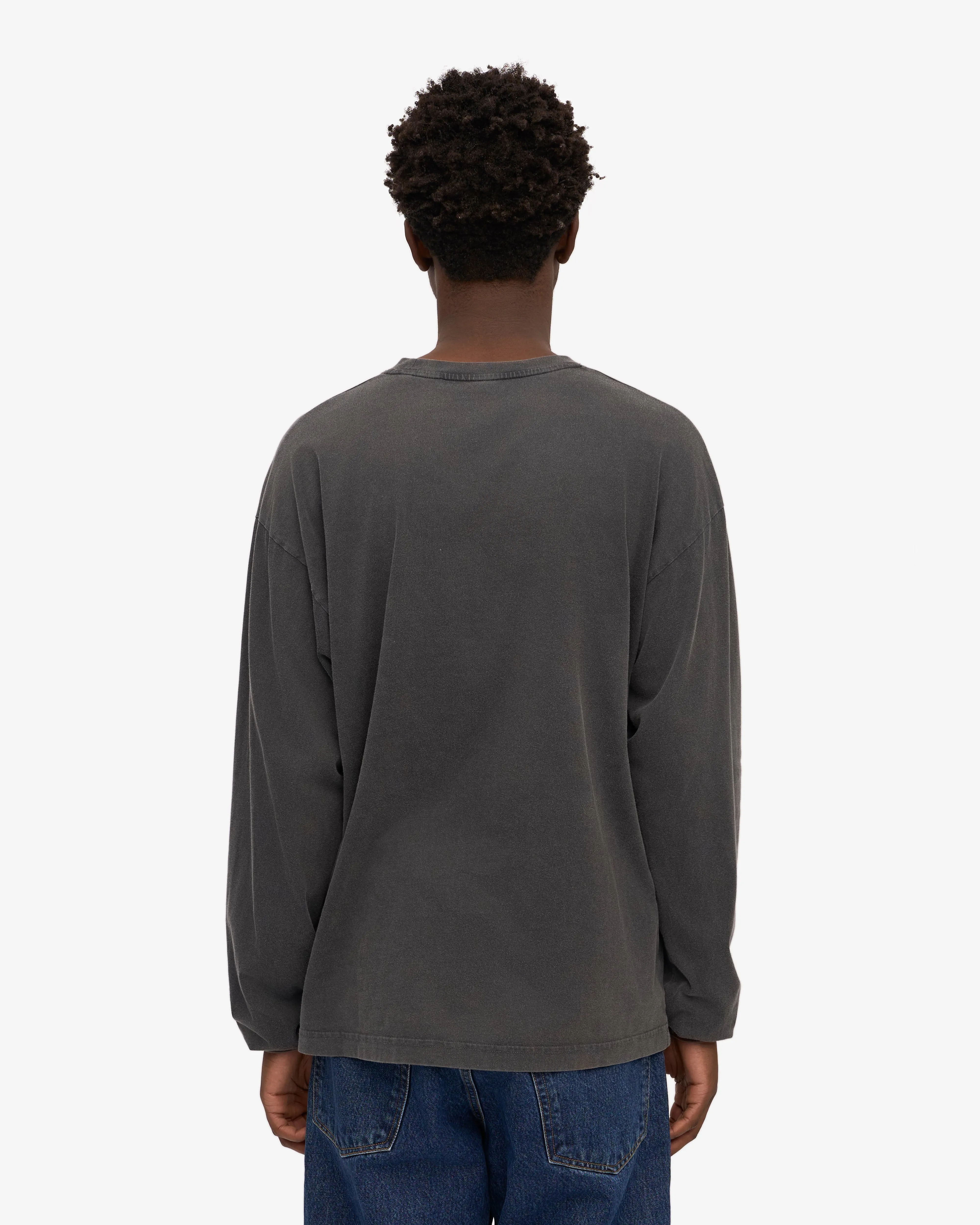 Oversized Organic LS T-Shirt - Faded Black sold by Colorful Standard product image thumbnail 4