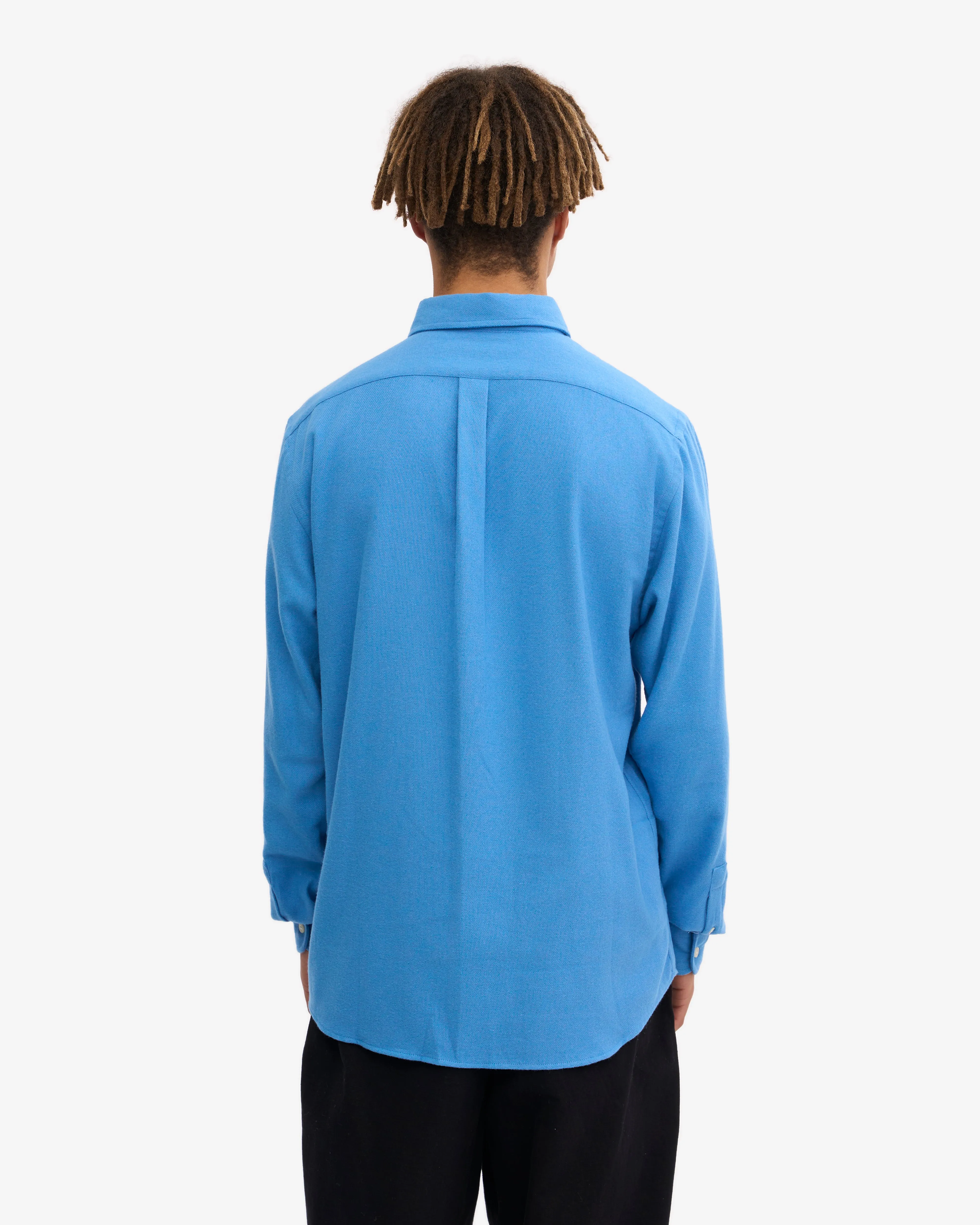 Organic Flannel Shirt - Pacific Blue sold by Colorful Standard product image thumbnail 4