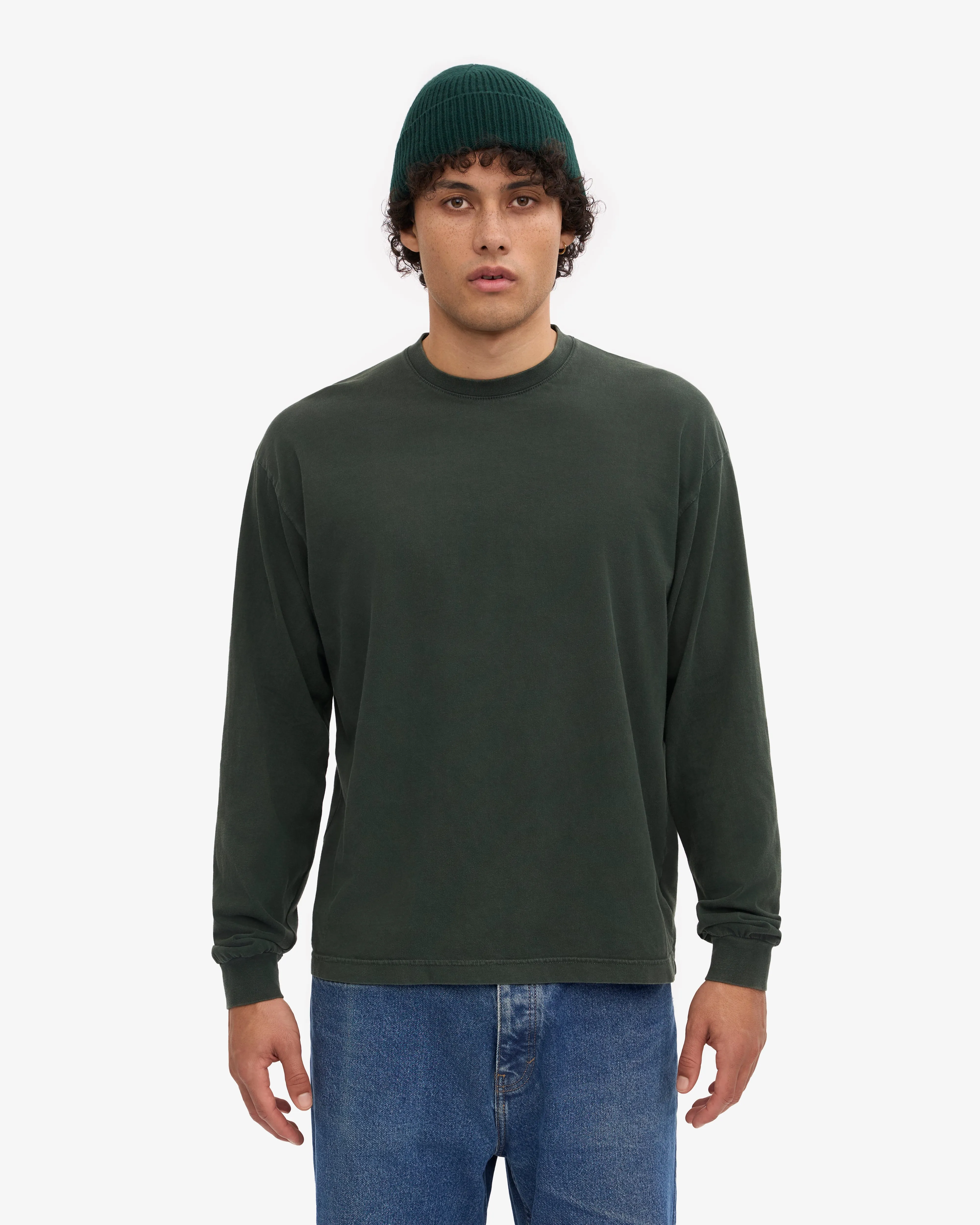 Oversized Organic LS T-Shirt - Midnight Forest sold by Colorful Standard product image thumbnail 2