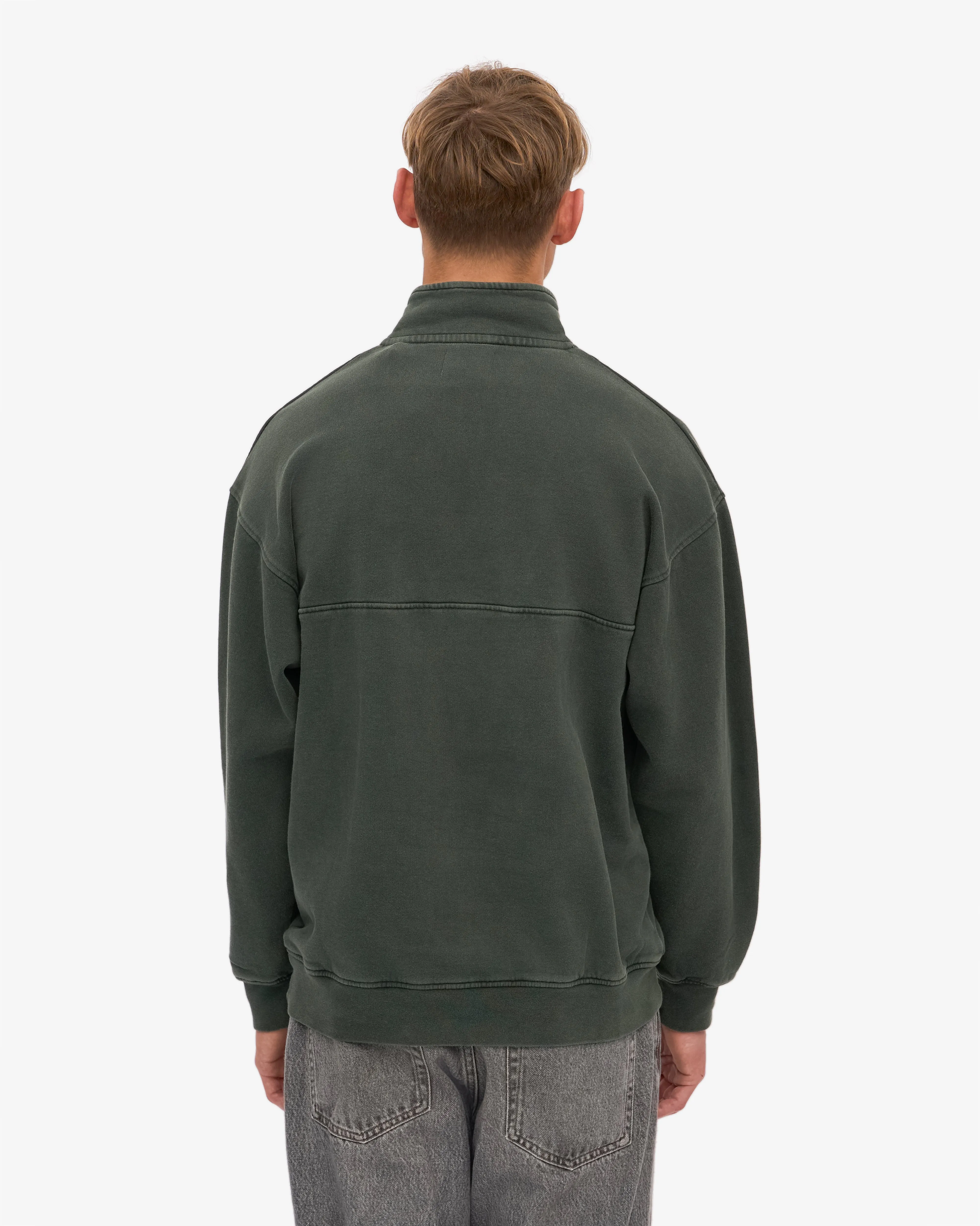 Organic Quarter Zip - Midnight Forest sold by Colorful Standard product image thumbnail 4
