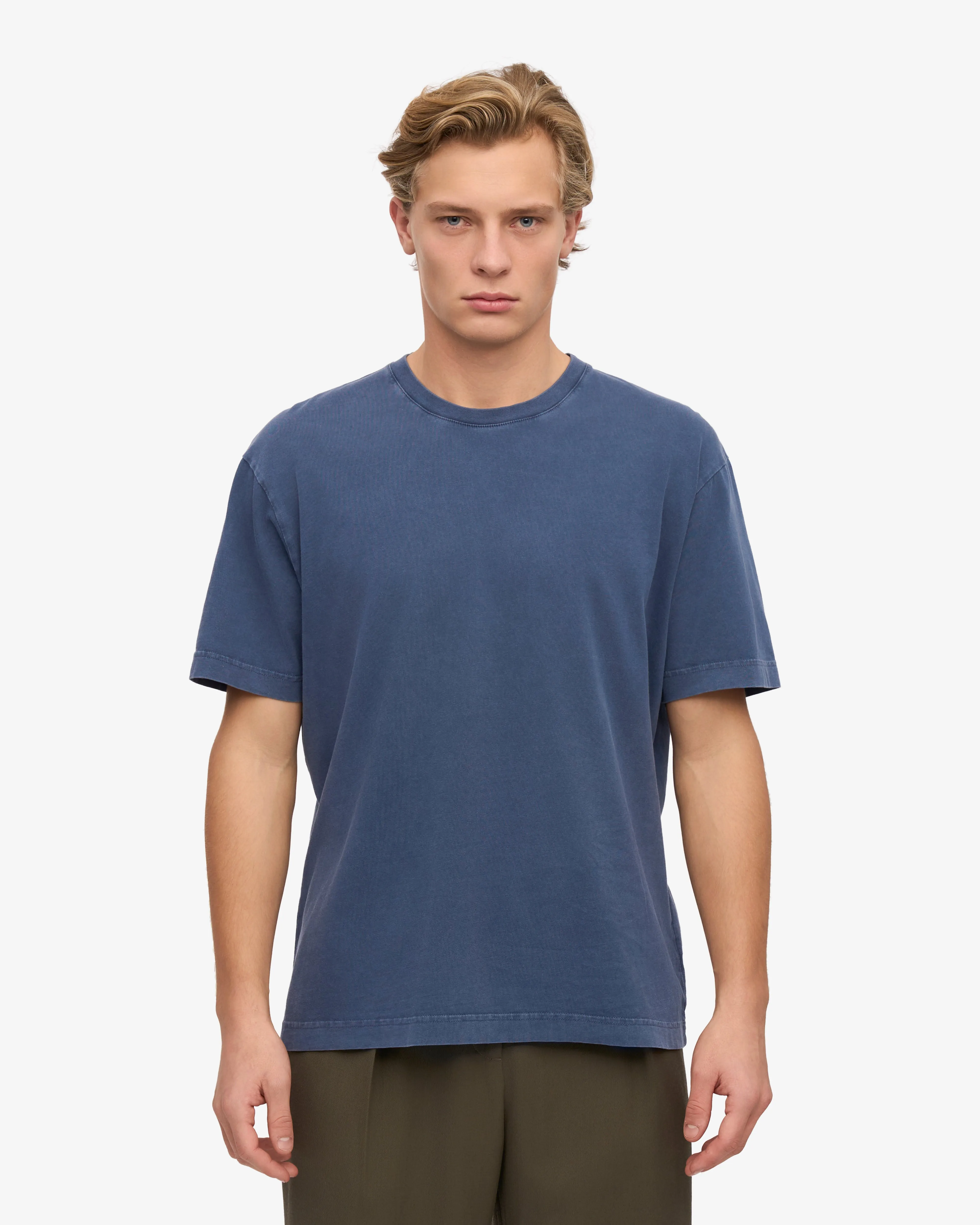 Oversized Organic T-Shirt - Neptune Blue sold by Colorful Standard product image thumbnail 2